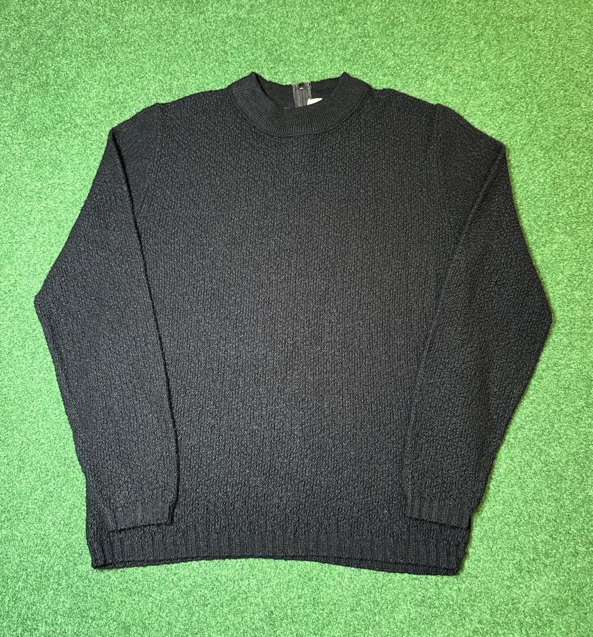 Vintage Vintage 60s 70s Saffer Knit Wear Inc Talon Black Sweater Size XS / US 0-2 / IT 36-38 - 1 Thumbnail