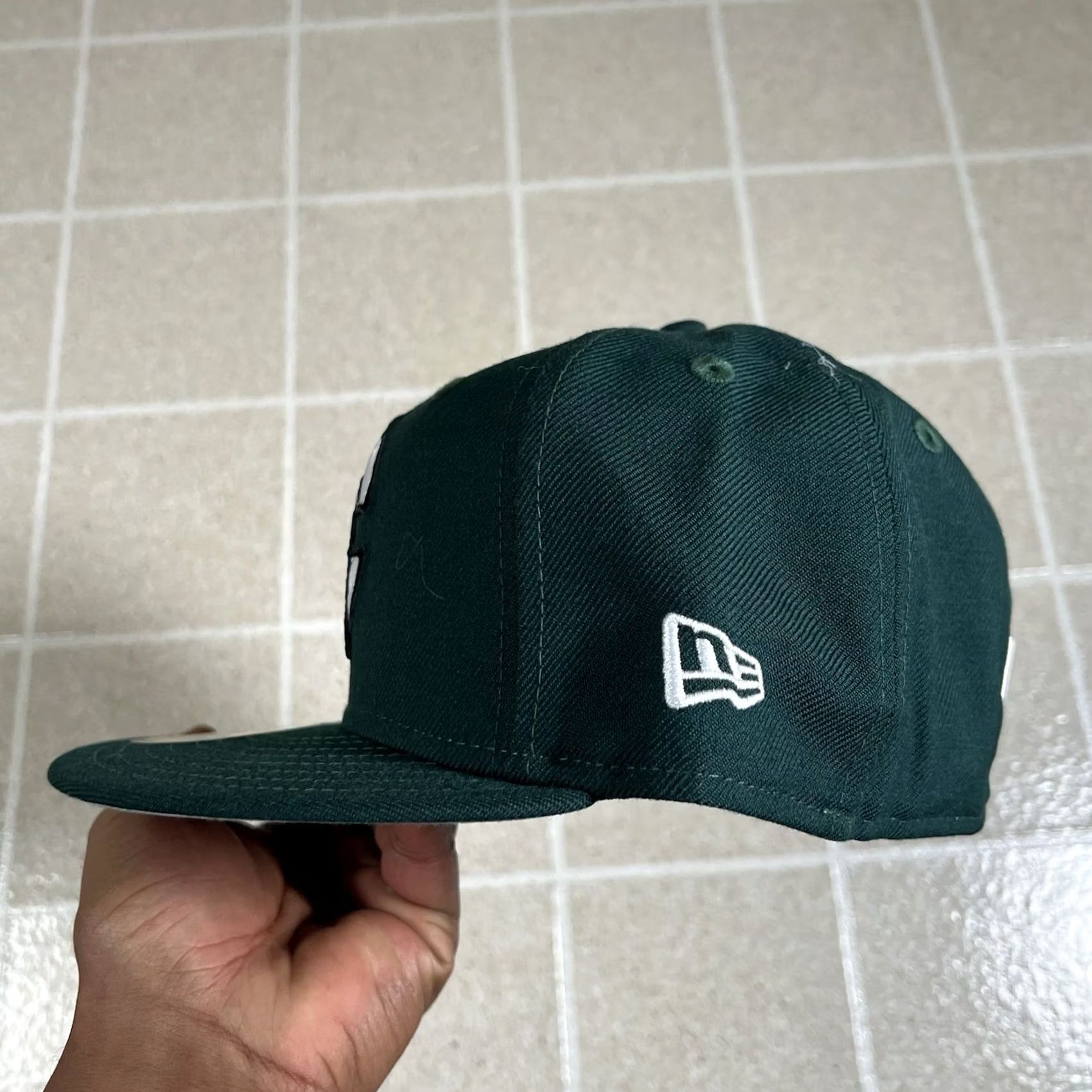New Era New Era Celtics Jayson Tatum Green Hat Exclusive Fitted NBA Cap 7 3/8 Men Green Cap Size ONE SIZE - 4 Thumbnail