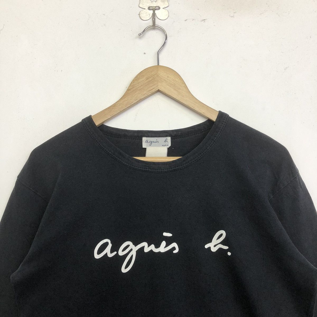 agnes b. AGNES.B SIGNATURE VINTAGE LONG SLEEVE TEE Size US M / EU 48-50 / 2 - 2 Thumbnail