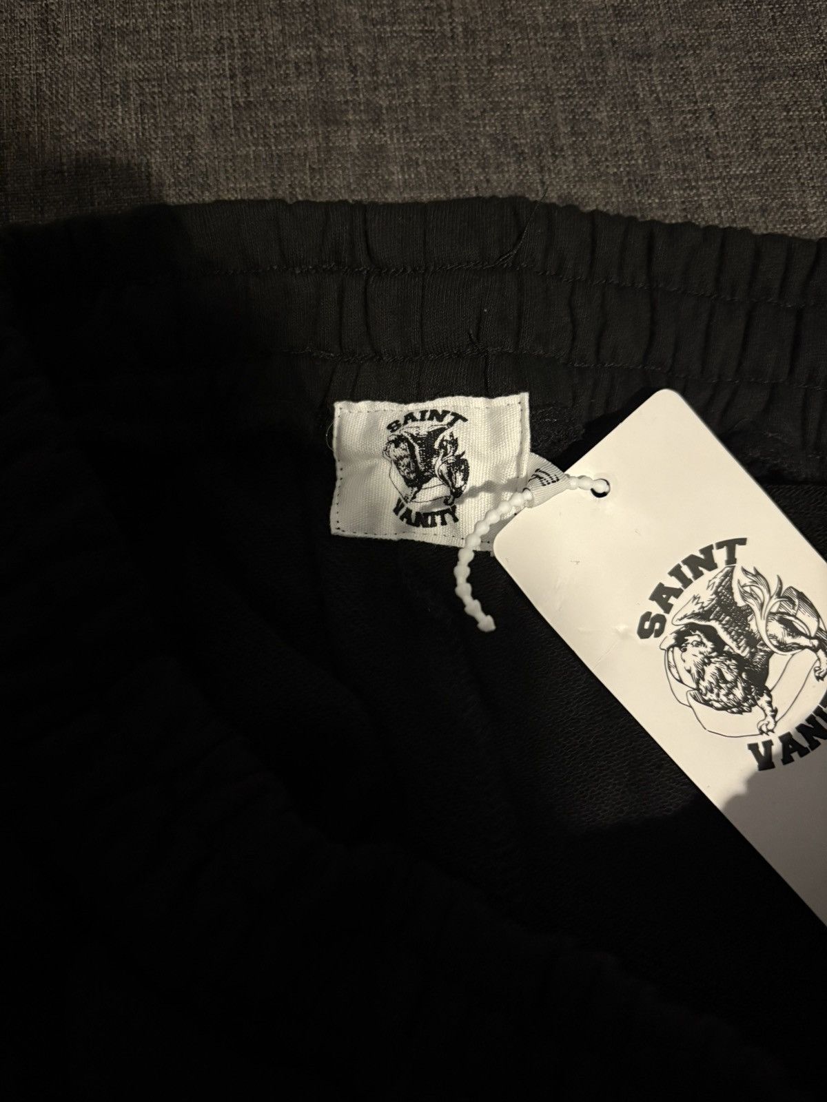 Saint Vanity LOGO SWEATPANTS "BLACK & RED" Size US 36 / EU 52 - 2 Thumbnail