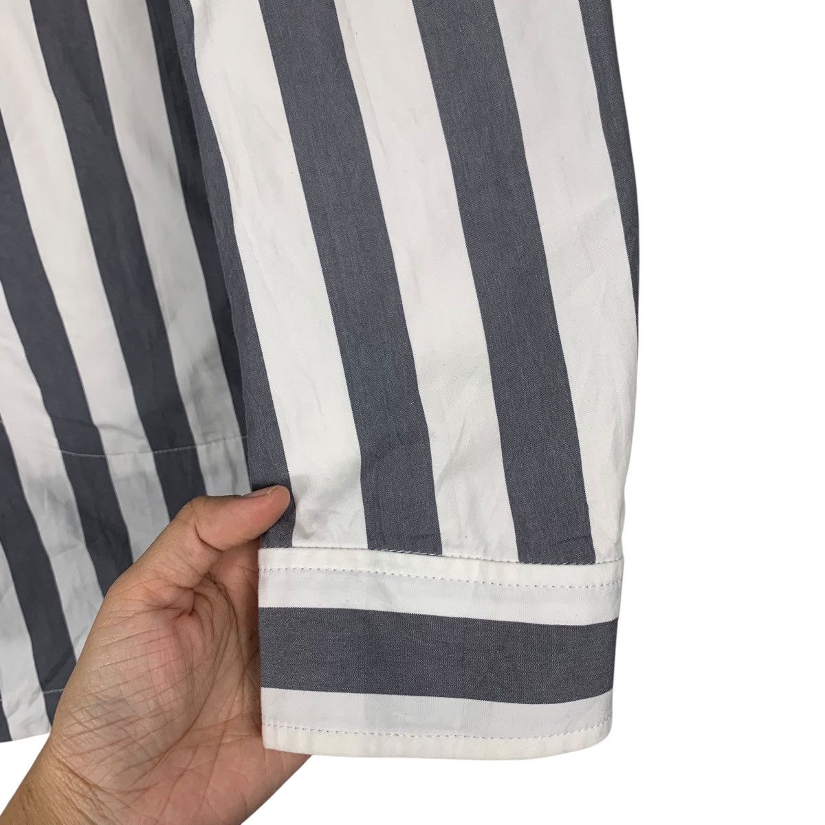 Japanese Brand ESTNATION Made in Japan Striped Button Shirt #2361-C106 Size US M / EU 48-50 / 2 - 13 Thumbnail