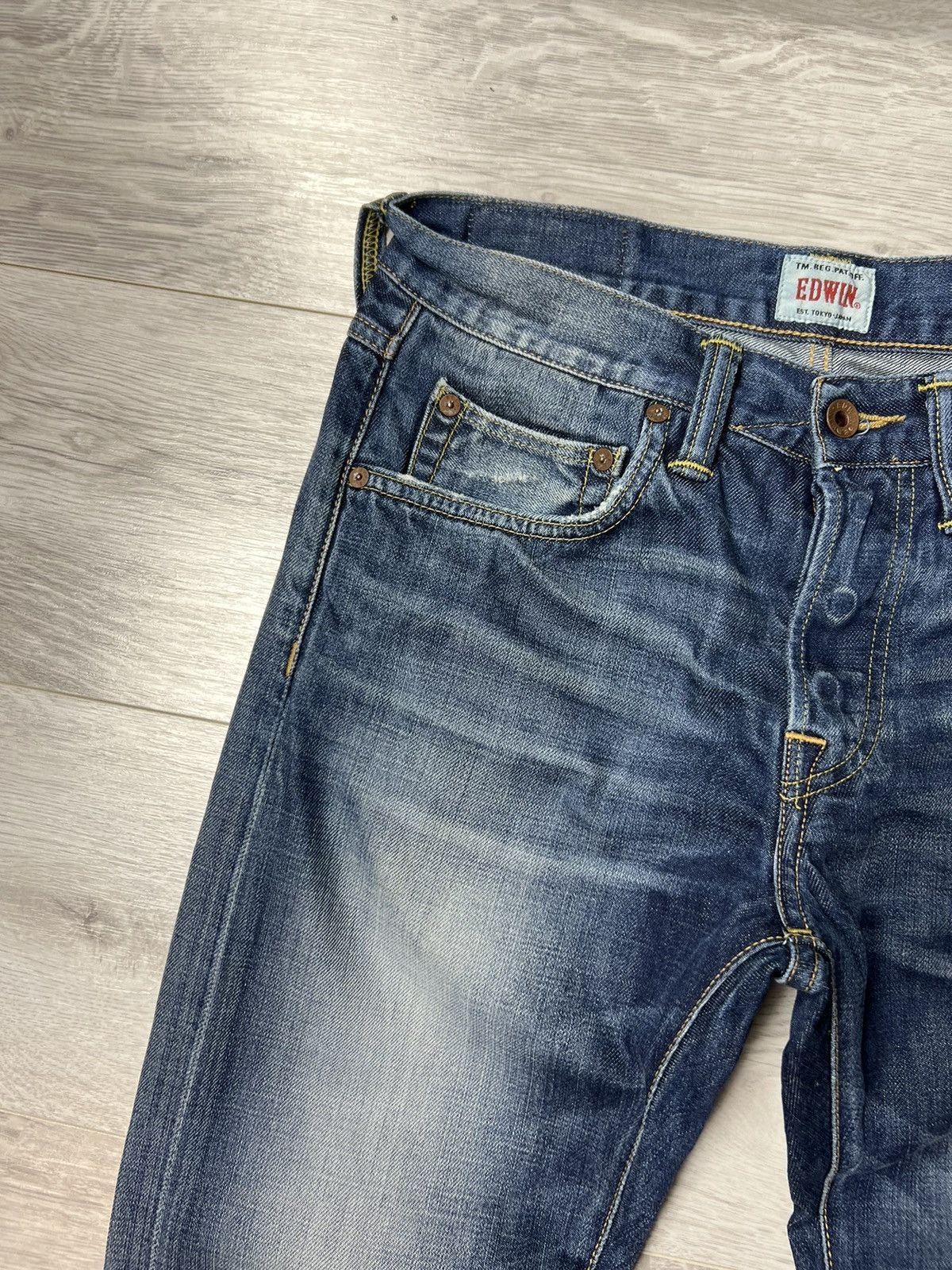 Edwin Edwin ED-55 Relaxed Tokyo Japan Jeans Denim Pants Size US 30 / EU 46 - 11 Thumbnail