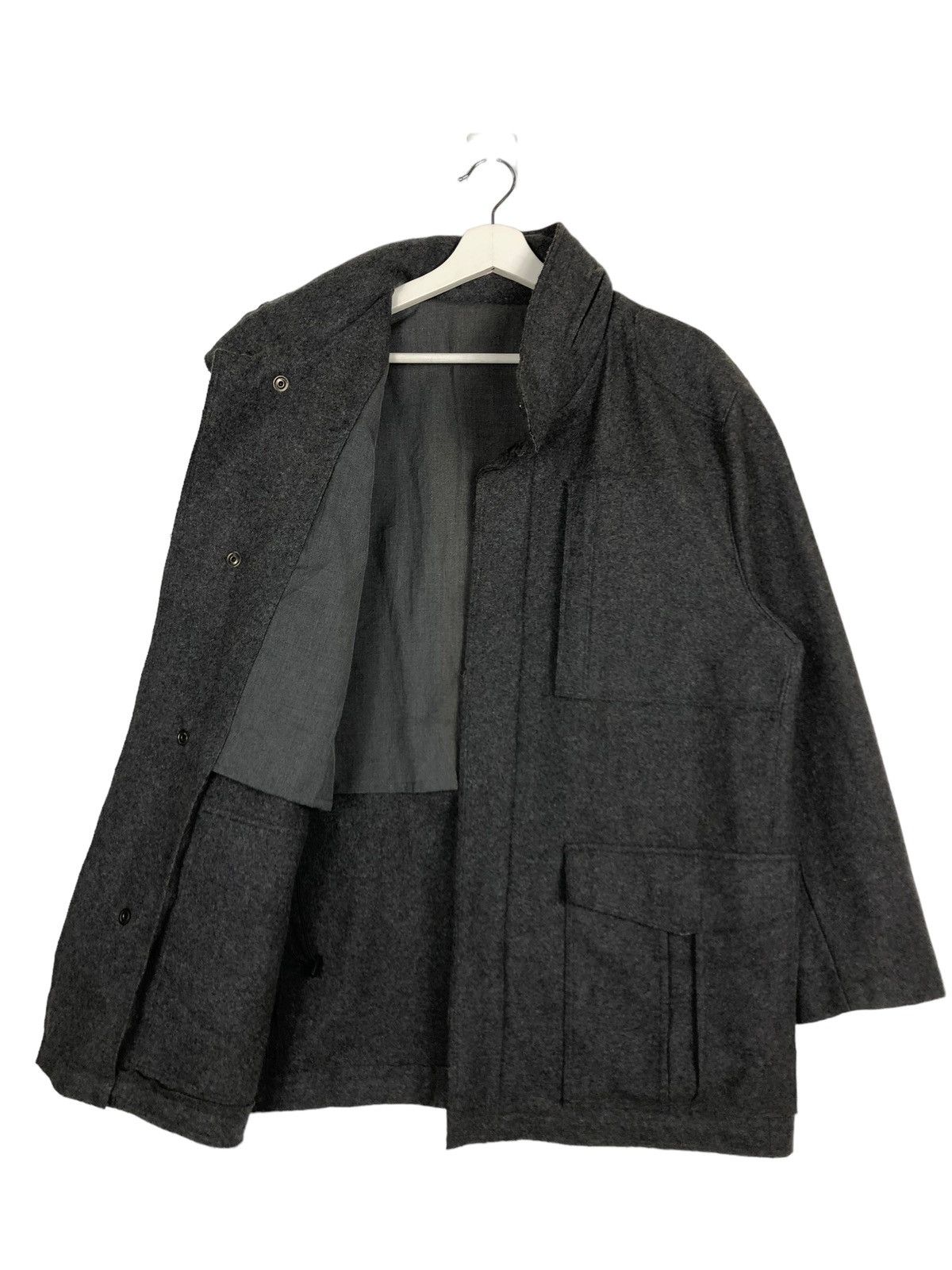 Designer 🔥 J.J. OLSON EQUIPMENT WOOL MOUNTAIN COAT JACKET ITALY MADE Size US M / EU 48-50 / 2 - 9 Thumbnail