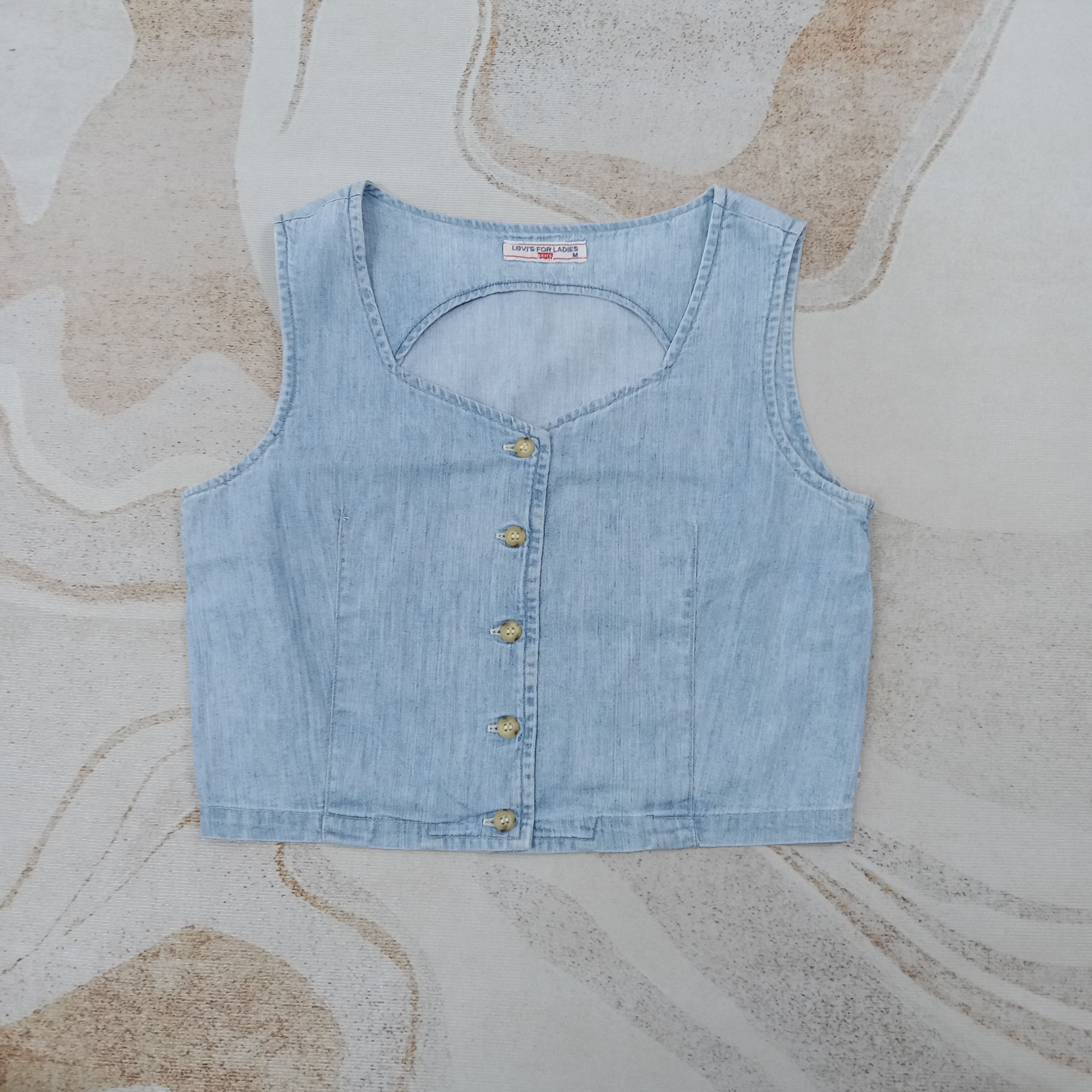 Levi's Levi's for Ladies Denim Vest C267N36 Size XS / US 0-2 / IT 36-38 - 1 Thumbnail