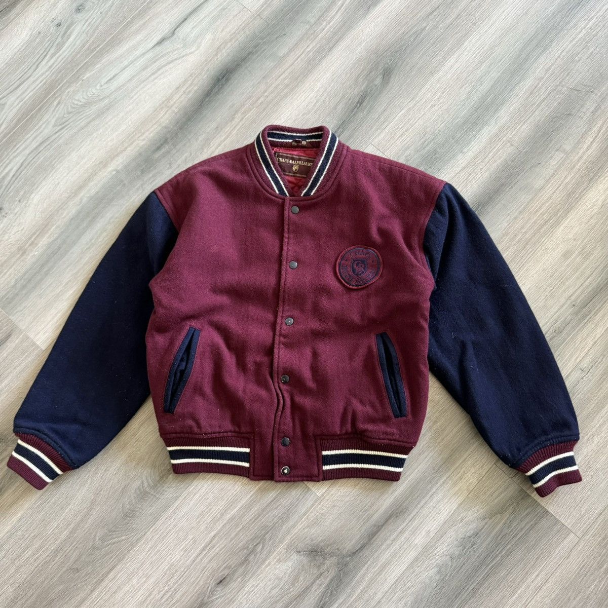 Chaps Ralph Lauren × Polo Ralph Lauren × Vintage Vintage chaps Ralph Lauren varsity bomber jacket Size US S / EU 44-46 / 1 - 2 Thumbnail