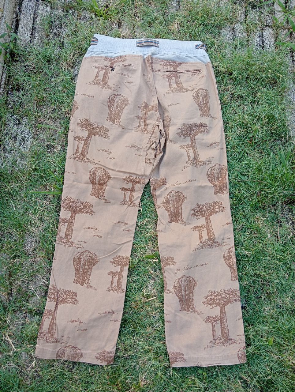 go slow caravan Go Slow Caravan Overprint Pants Size US 30 / EU 46 - 7 Thumbnail