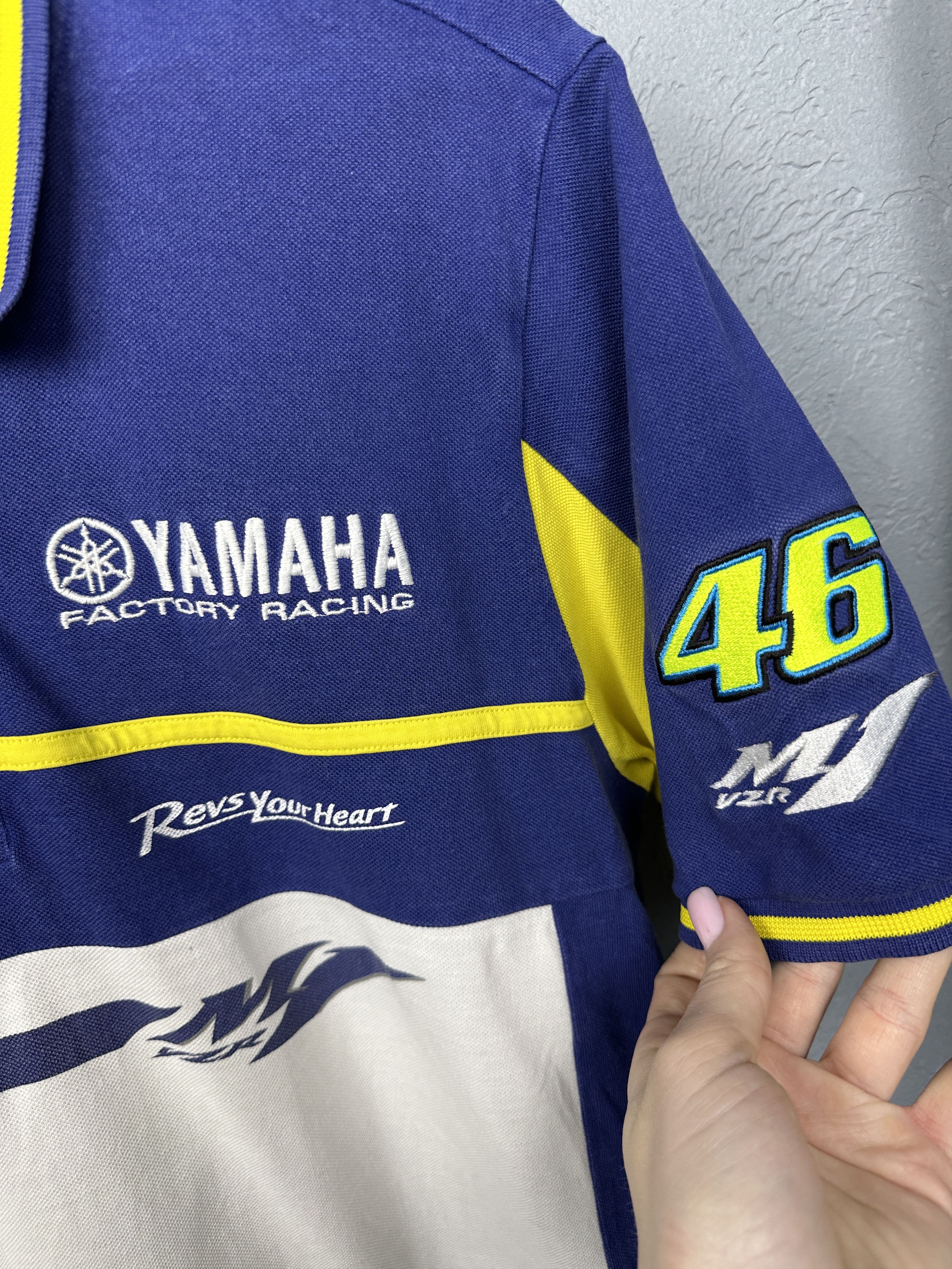 Yamaha Yamaha Racing Vintage Mens Polo Shirt Japanese Size US L / EU 52-54 / 3 - 4 Thumbnail