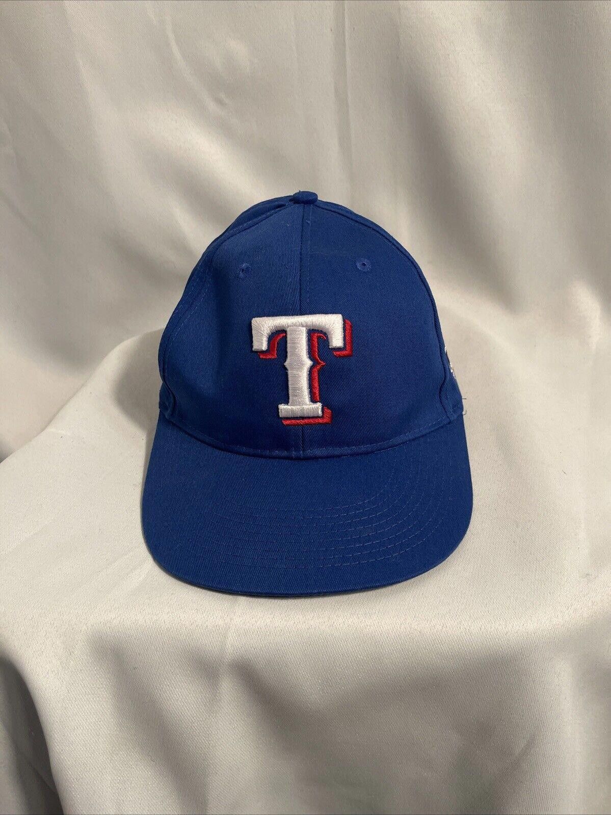 Designer Texas Rangers Baseball Cap Adjustable Hat BLUE MLB OSFM Size ONE SIZE - 1 Thumbnail
