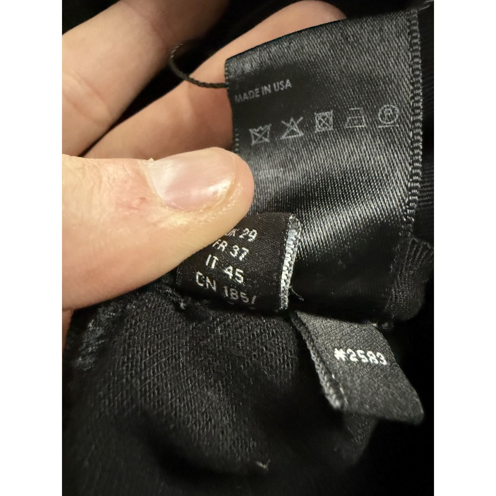 Amiri Amiri Cargos Black Used 29 Size US 29 - 6 Thumbnail