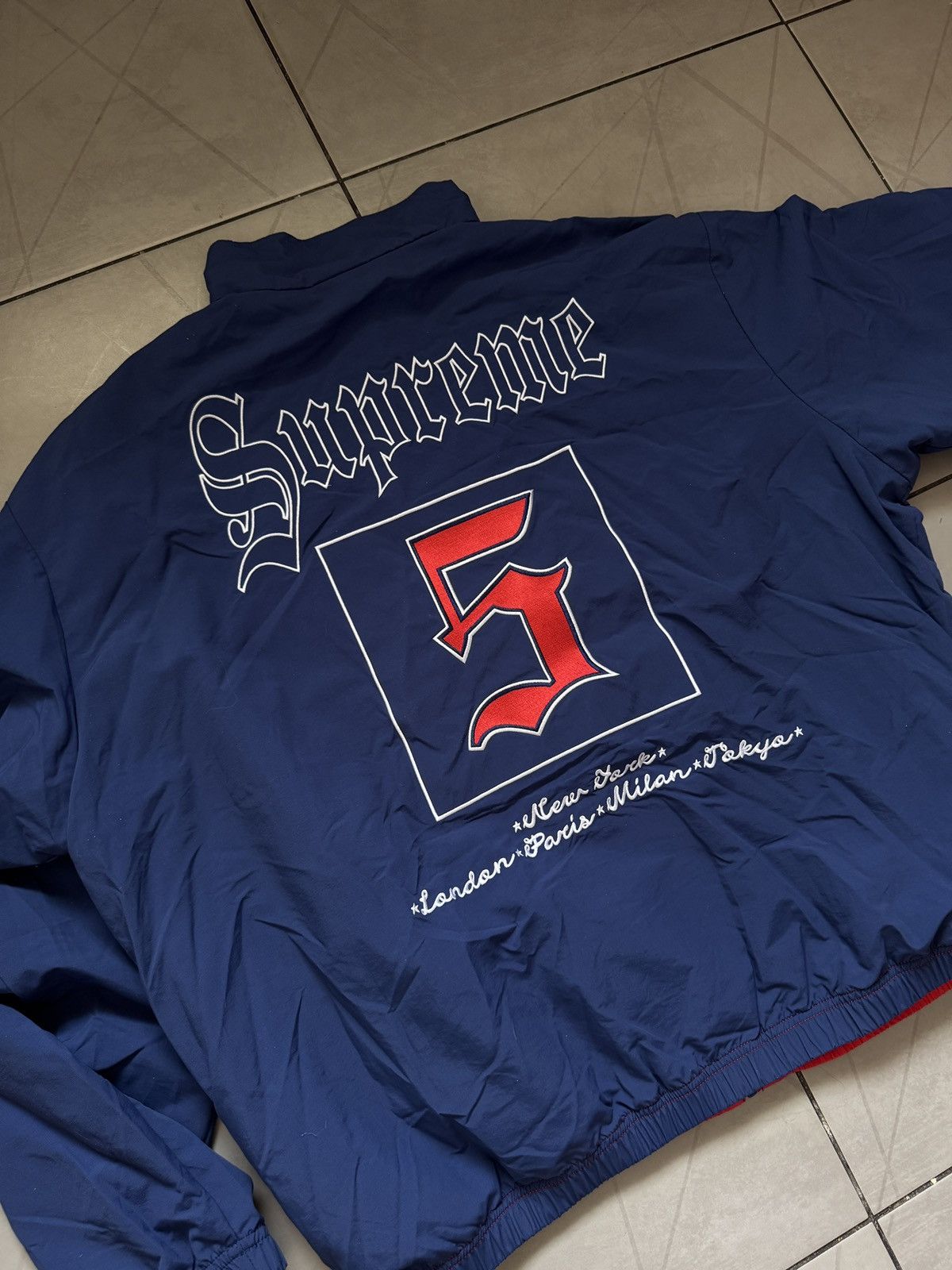 Supreme Supreme Old English tracj jacket Size US XL / EU 56 / 4 - 7 Thumbnail