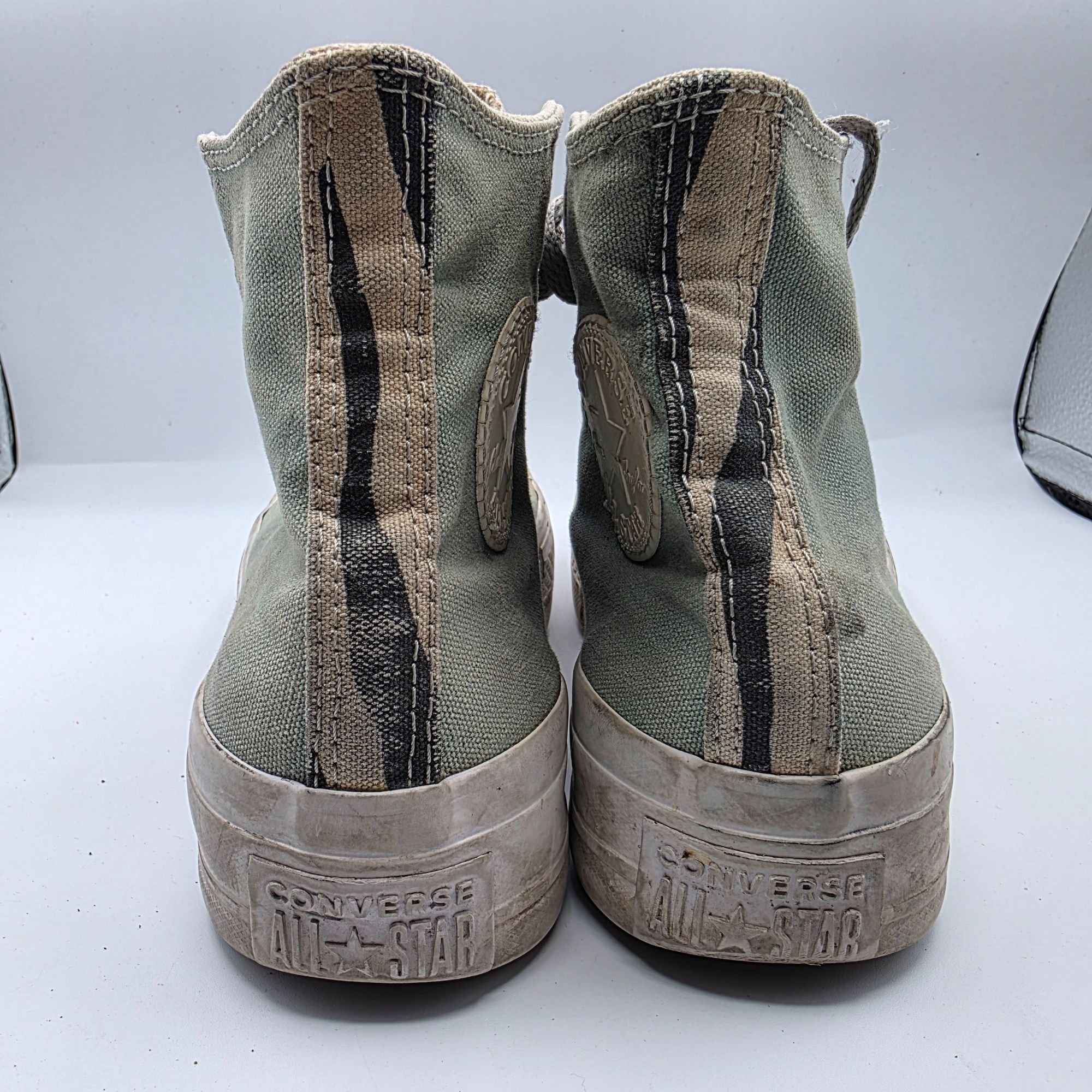 Converse Converse Womens Size 6.5 Green Platform Shoes High Top Casua Size US 6.5 / IT 36.5 - 5 Thumbnail