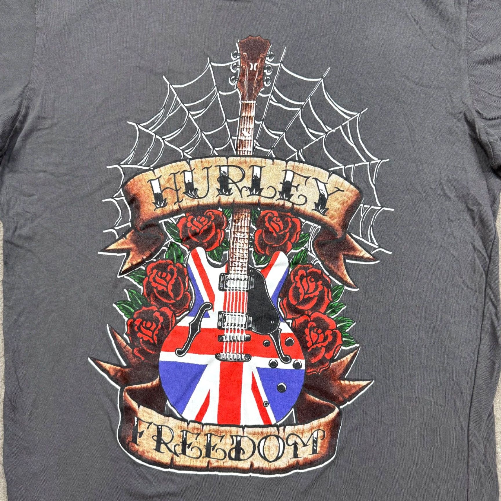 Hurley Hurley Mens Shirt Gray M Short Sleeve Outdoor Graphic Print Logo T-Shirt Regular Fit Men Yard? Size US M / EU 48-50 / 2 - 3 Thumbnail