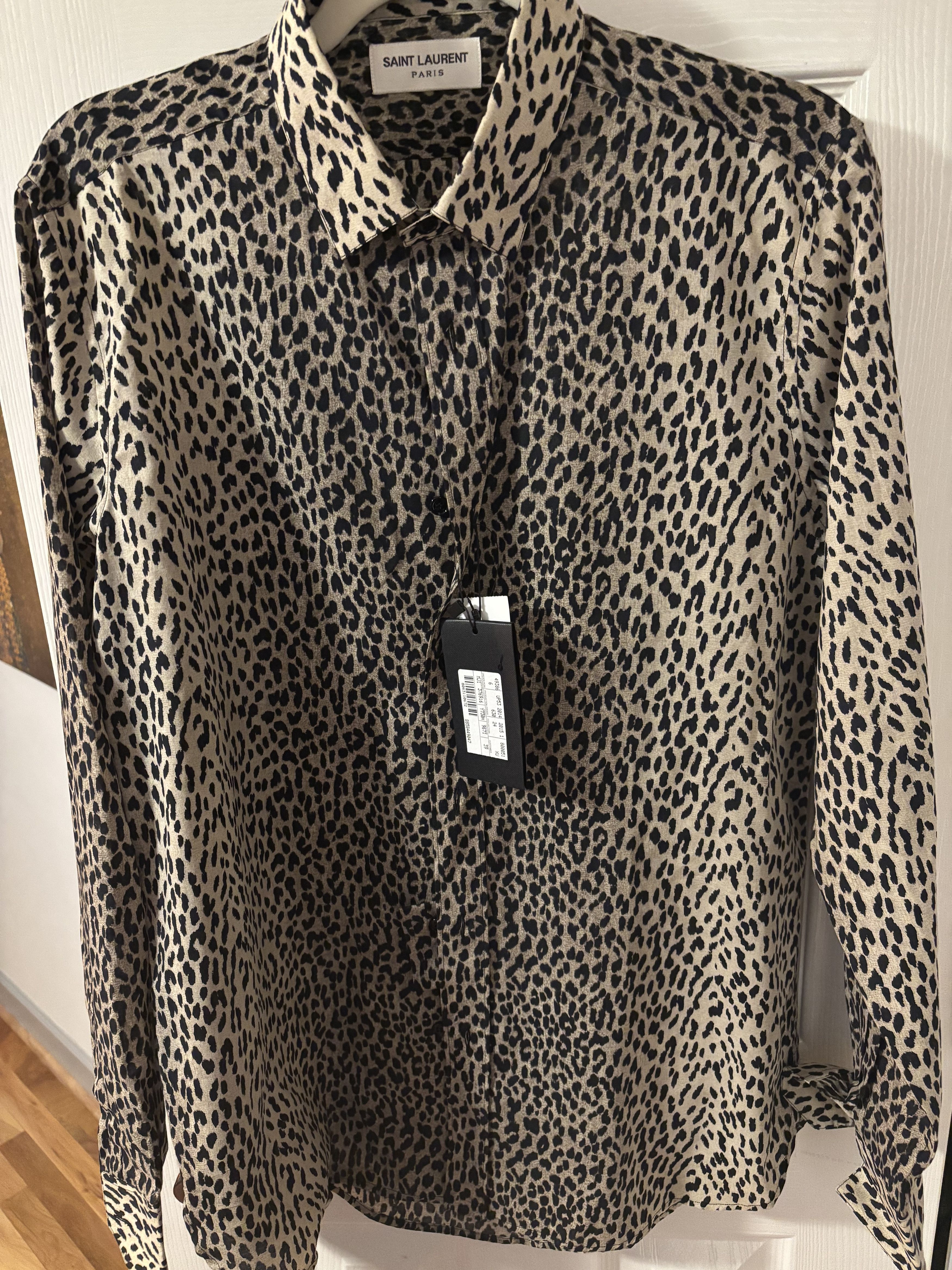 Saint Laurent Paris Babycat shirt | Grailed