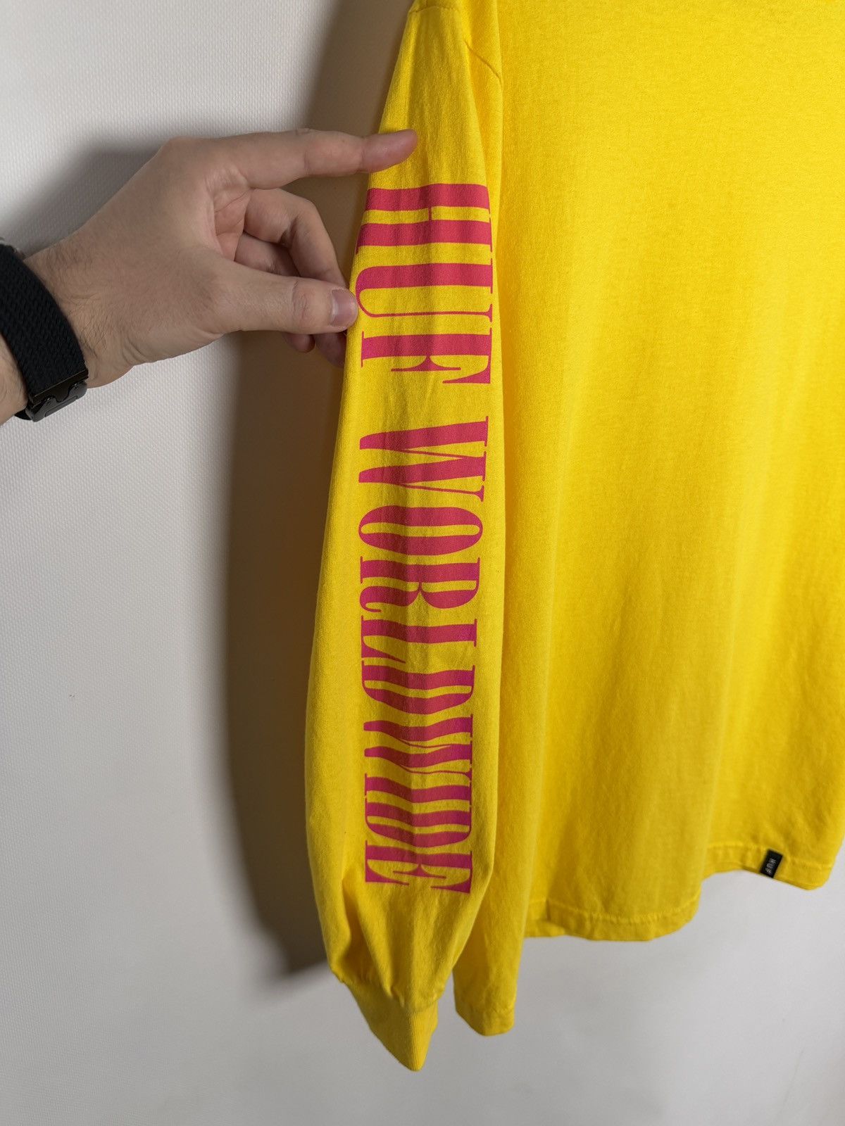 Huf HUF Graphic Long Sleeve T-Shirt Logo Print Skate Size M Size US M / EU 48-50 / 2 - 7 Thumbnail