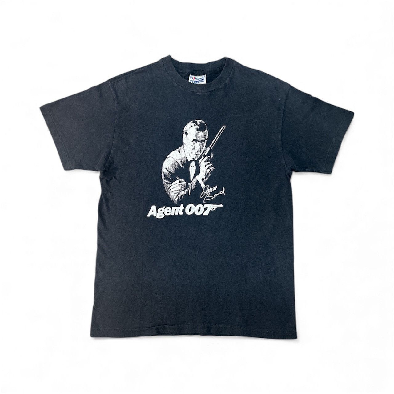 Hanes Vintage 90s James Bond Agent 007 Tee Size US M / EU 48-50 / 2 - 2 Thumbnail