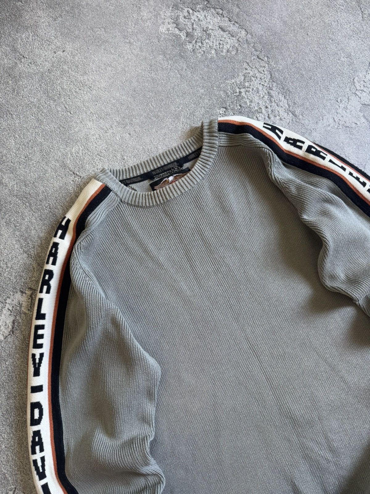 Harley Davidson Harley Davidson vintage knitwear sweater pullover jumper Size US XL / EU 56 / 4 - 2 Thumbnail