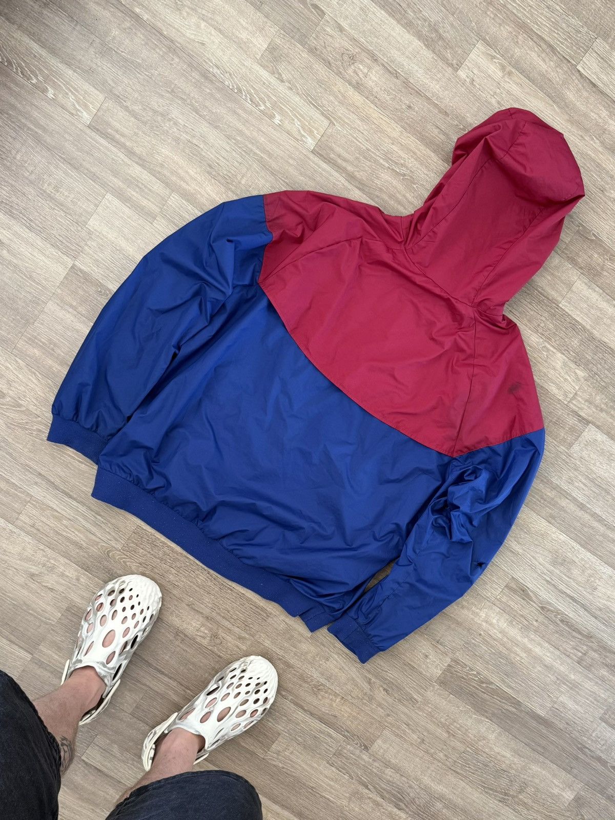 Nike Nike Y2K Barcelona Nylon Drill Soccer Blokecore Hype Jacket Size US XL / EU 56 / 4 - 11 Thumbnail