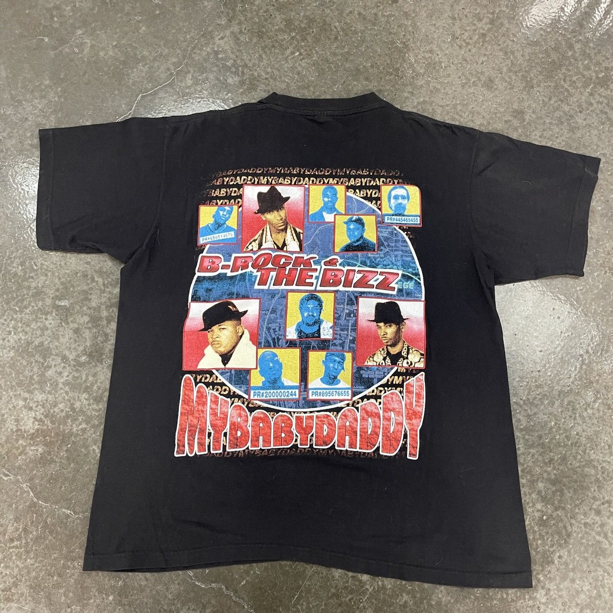 Vintage 1997 B-ROCK & THE BIZZ My Baby Daddy Rap Tee Size US XXL / EU 58 / 5 - 4 Thumbnail