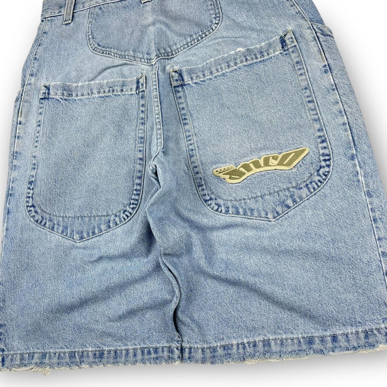 JNCO JNCO Men's Blue Shorts Size US 33 - 3 Thumbnail