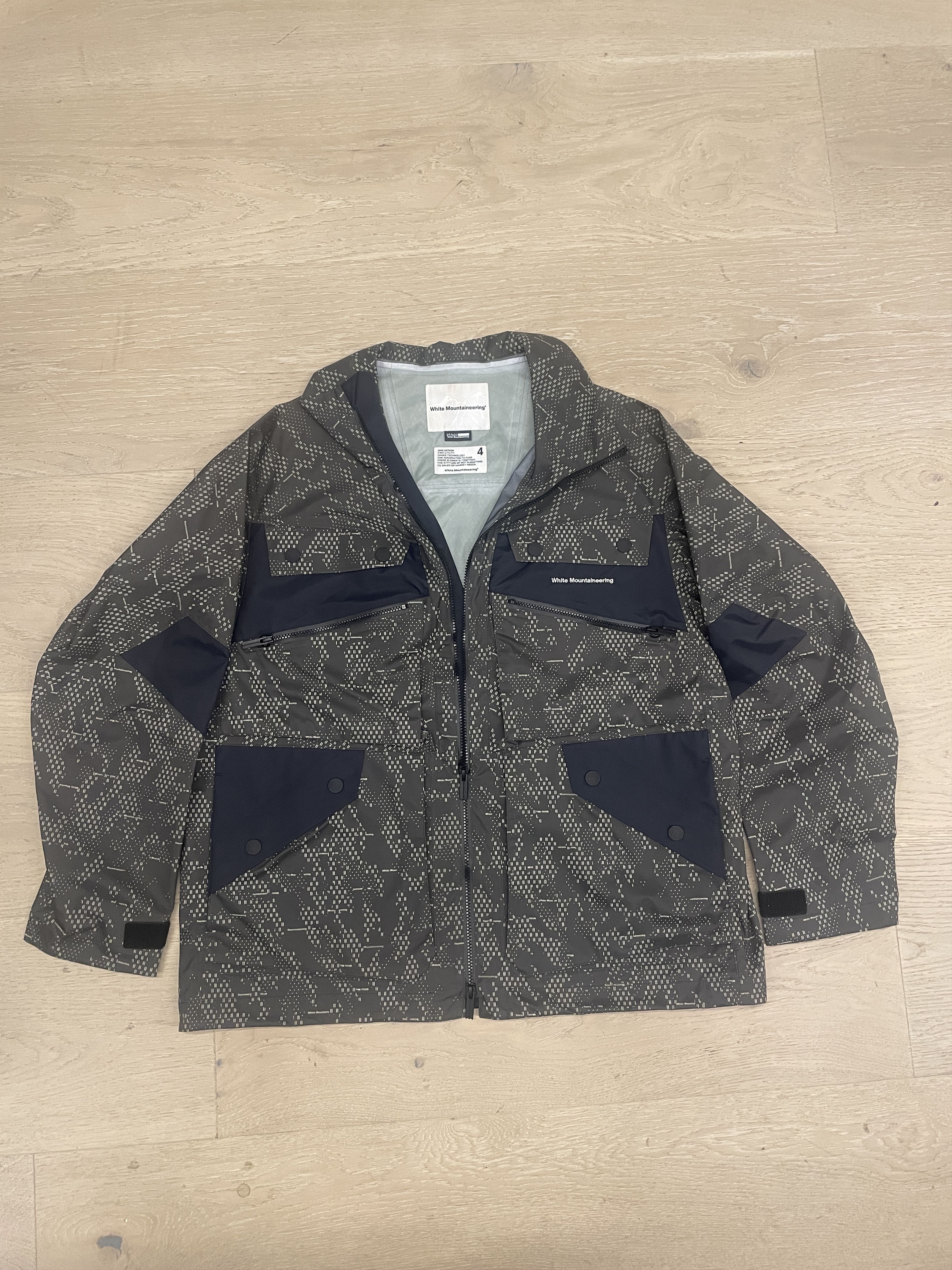 White Mountaineering $1200 White Mountaineering Saitos Original Camo Jacket Size US XL / EU 56 / 4 - 5 Thumbnail