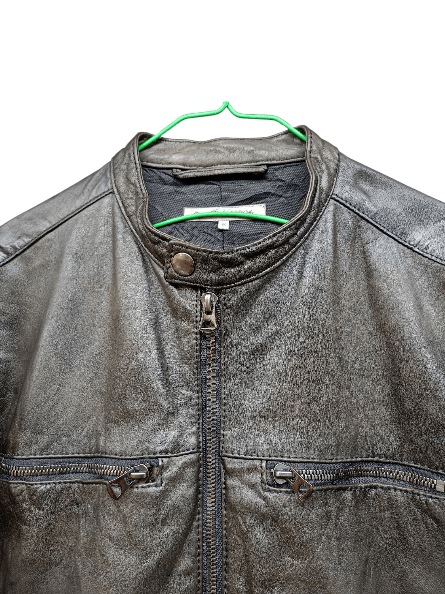 14th Addiction × KMRii Green Label Relaxing leather jacket Size US M / EU 48-50 / 2 - 3 Thumbnail