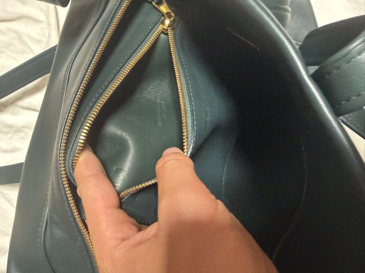 Balenciaga Balenciaga Large Leather Tote Bag Dark Green With Dust Bag Size ONE SIZE - 6 Thumbnail