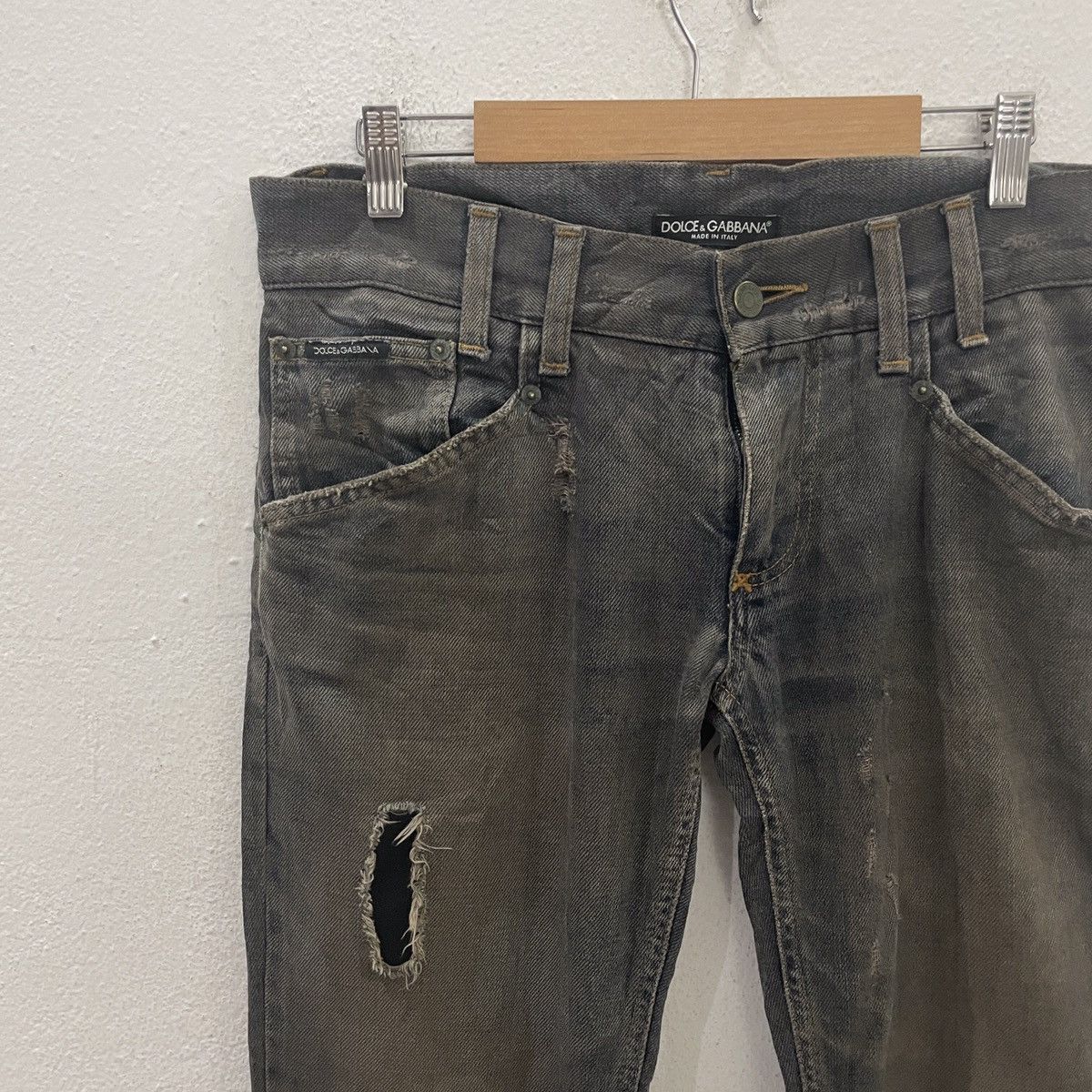 Dolce & Gabbana Vintage Dolce & Gabbana Distressed Denim Size 34" / US 12 / IT 48 - 3 Thumbnail