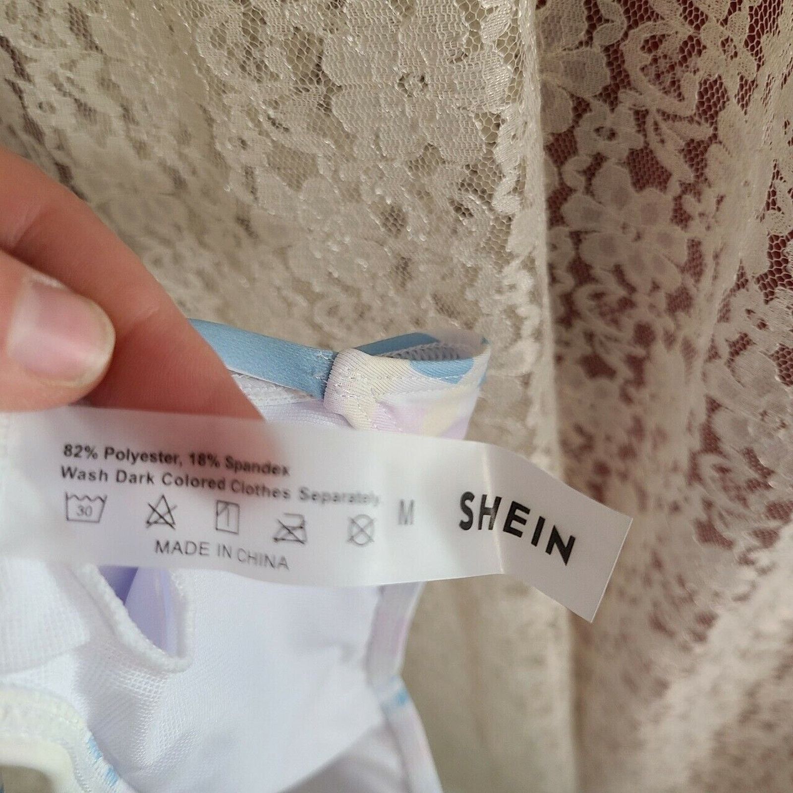 Shein Nwt shein pastel plaid brief tie bottom bikini Size medium Size ONE SIZE - 9 Thumbnail