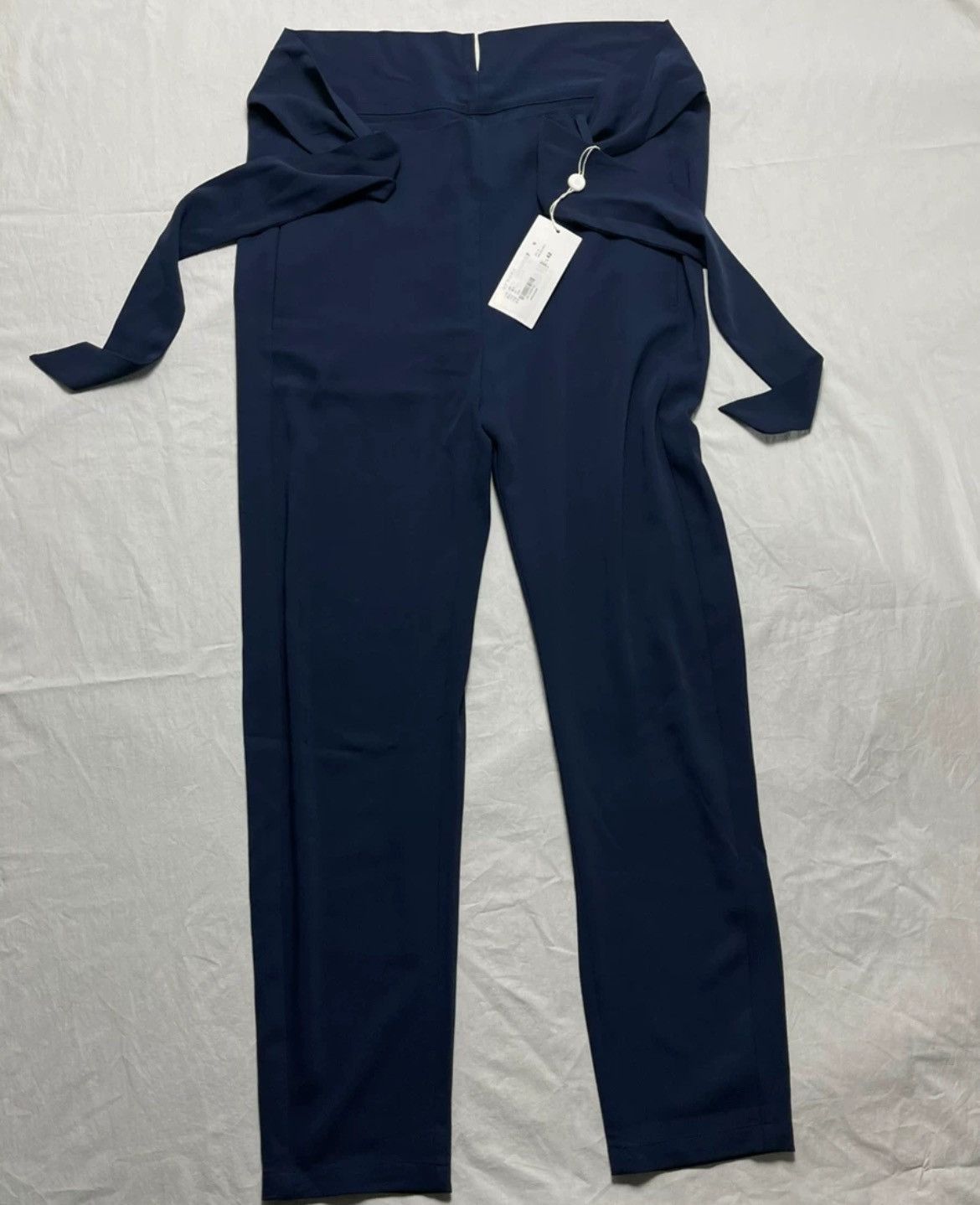 Maison Margiela Maison Martin Margiela | Navy Blue Dress Pants With A ...