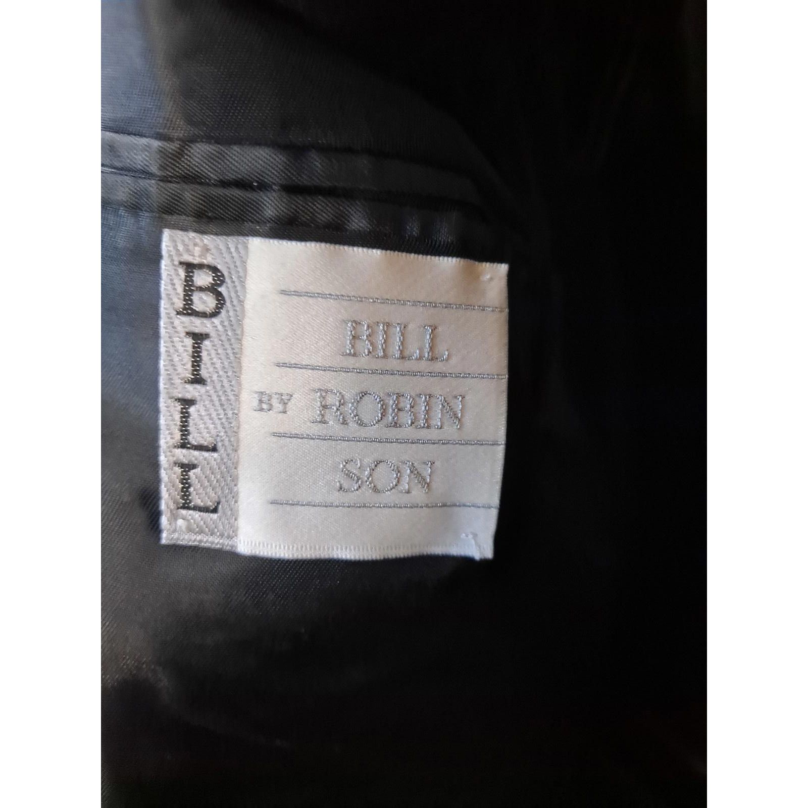 Other Vintage Bill Robin Son Black 2 Button Blazer Size 42R Size 42R - 6 Thumbnail