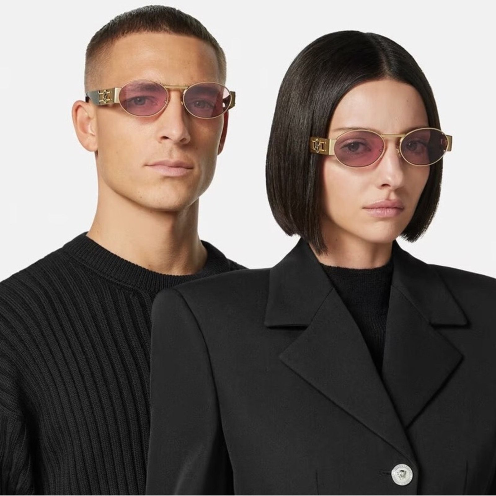 Versace NEW VERSACE VE2264 100284 Matte Gold Light Violet Unisex Size ONE SIZE - 1 Thumbnail