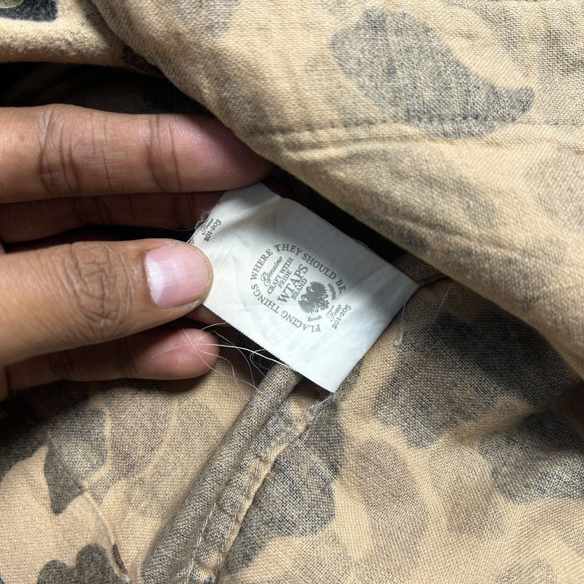Wtaps Vintage WTAPS FLANEL CAMO Size US S / EU 44-46 / 1 - 15 Thumbnail