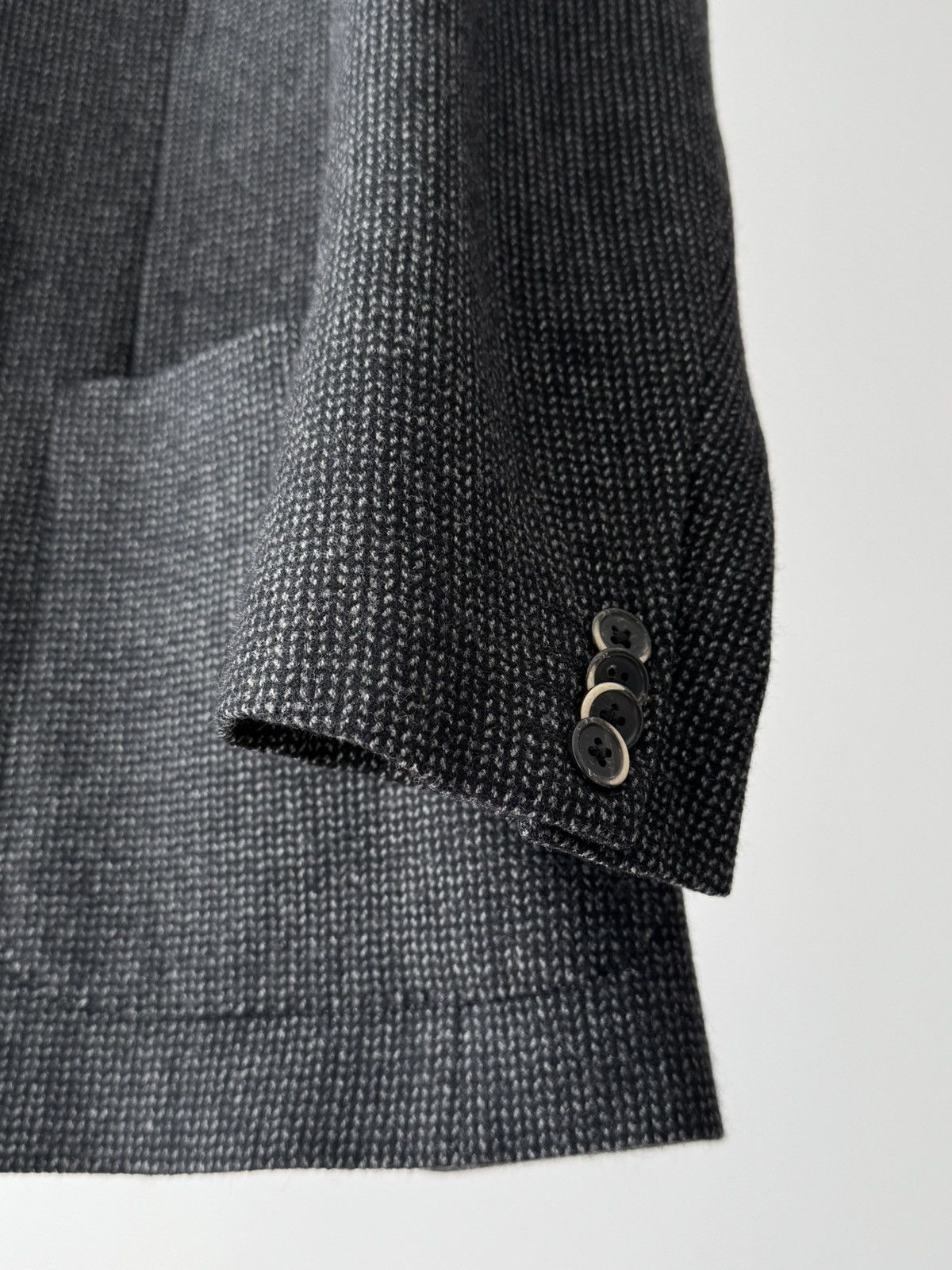 Corneliani Corneliani Wool & Cashmere Two Button Sport Black Jacket Size 42R - 5 Thumbnail