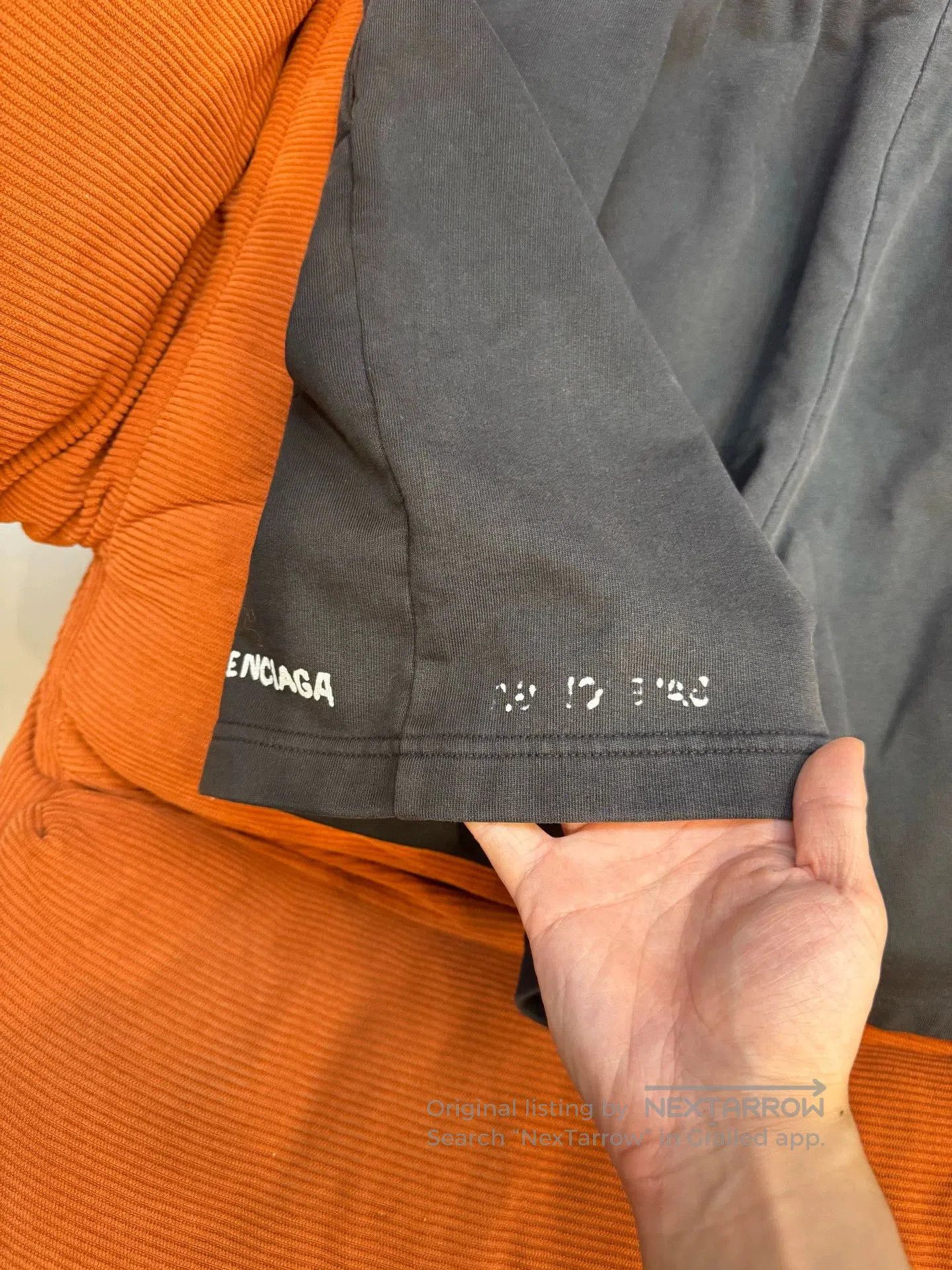 Balenciaga Logo Print Casual Shorts.