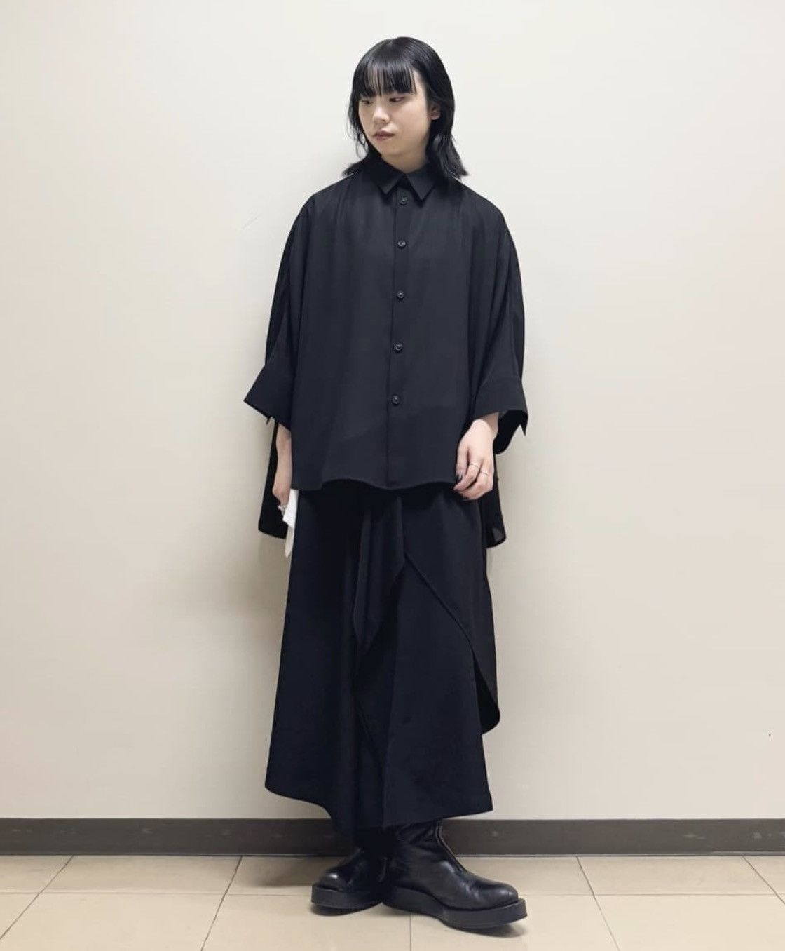 Yohji Yamamoto Y's Yohji Yamamoto - CREPE de CHINE RUFFLE PANTS Size 24" / US 00 / IT 34 - 15 Thumbnail