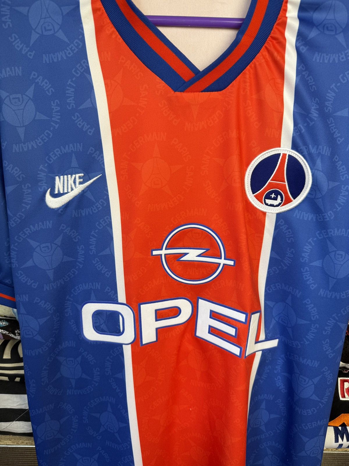 Nike Paris Saint-Germain home jersey shirt PSG tee Size US XL / EU 56 / 4 - 4 Thumbnail