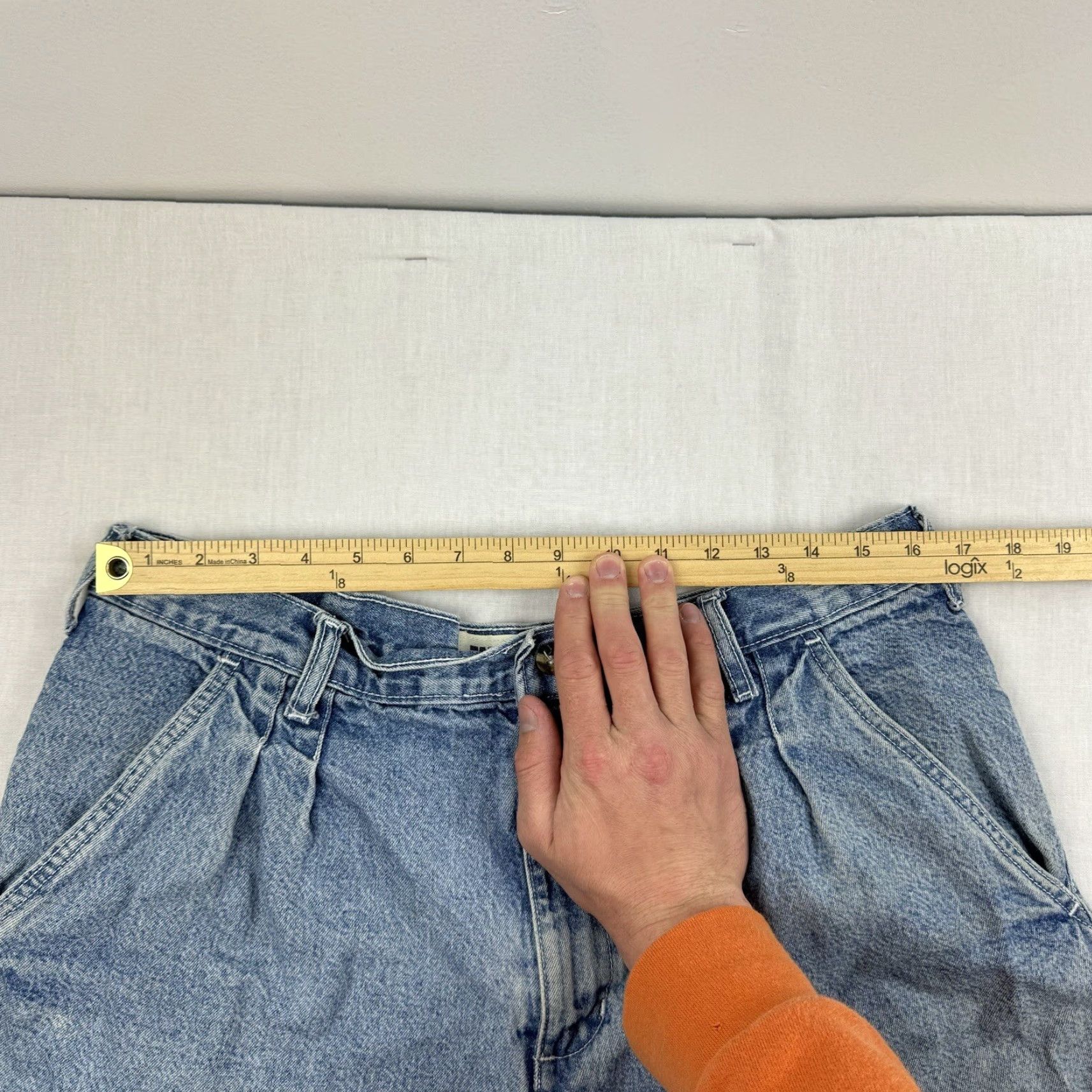 Faded Glory VINTAGE Faded Glory Jeans Shorts Men 36 Blue 90s Grunge Y2K Baggy Relaxed Casual Workwear Size US 36 / EU 52 - 5 Thumbnail