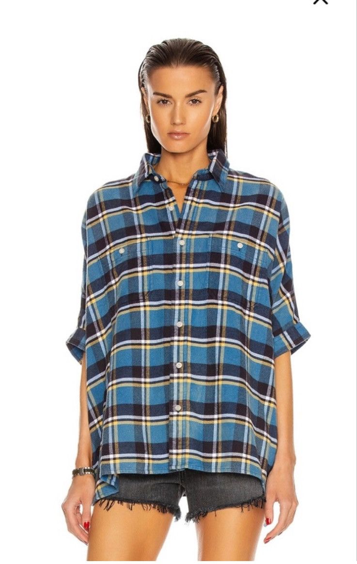 R13 Oversized boxy shirt. Medium Size M / US 6-8 / IT 42-44 - 1 Thumbnail