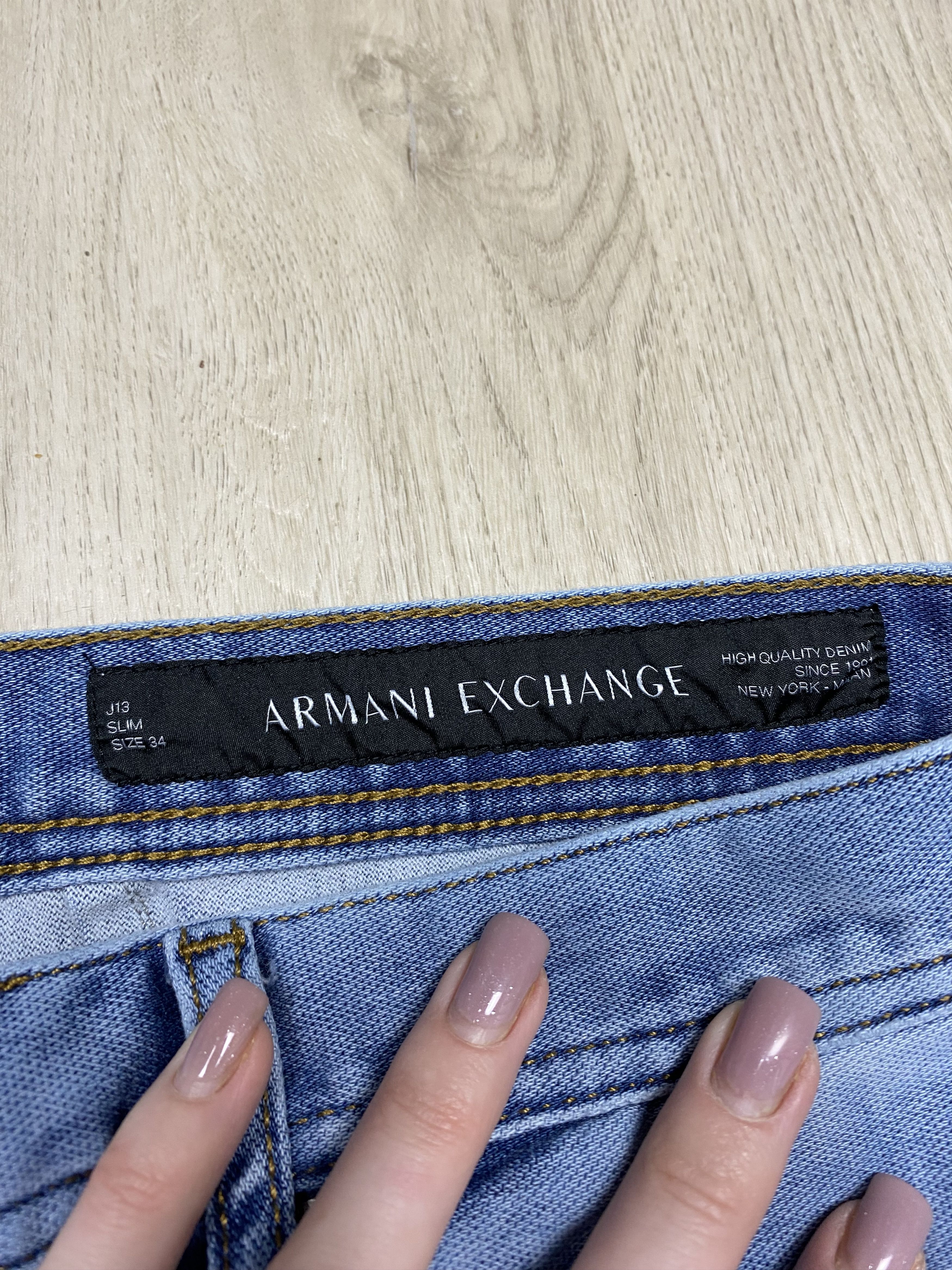 Armani Armani Exchange Mens Denim Pants Jeans Size US 34 / EU 50 - 7 Thumbnail