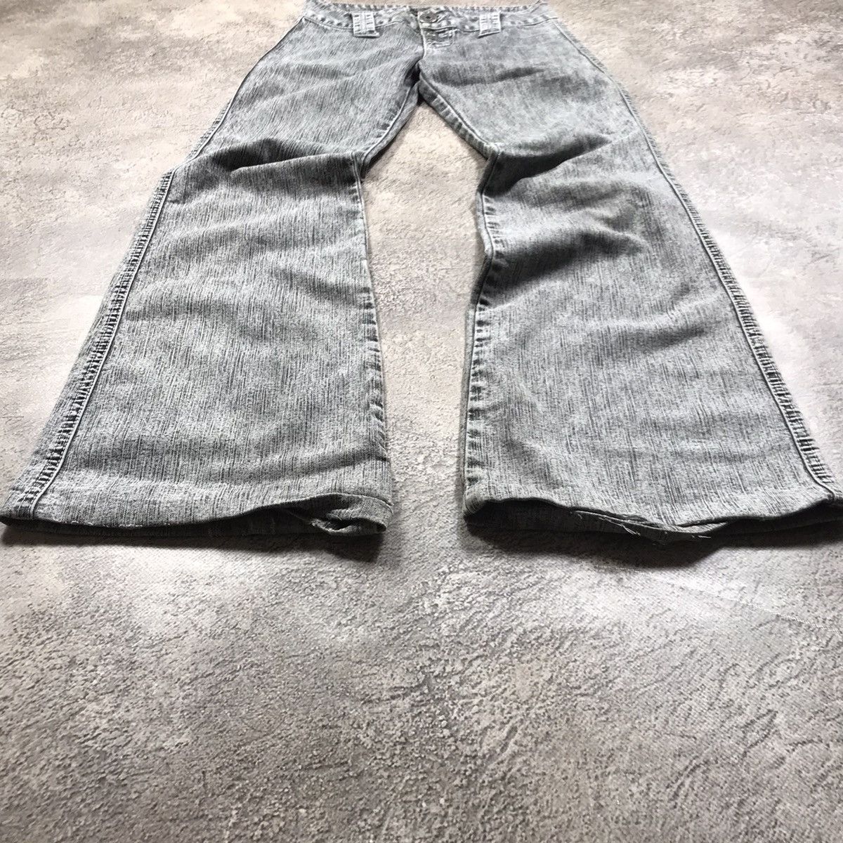 Vintage 90s Faded Distressed Baggy Jeans Grunge Skate 26