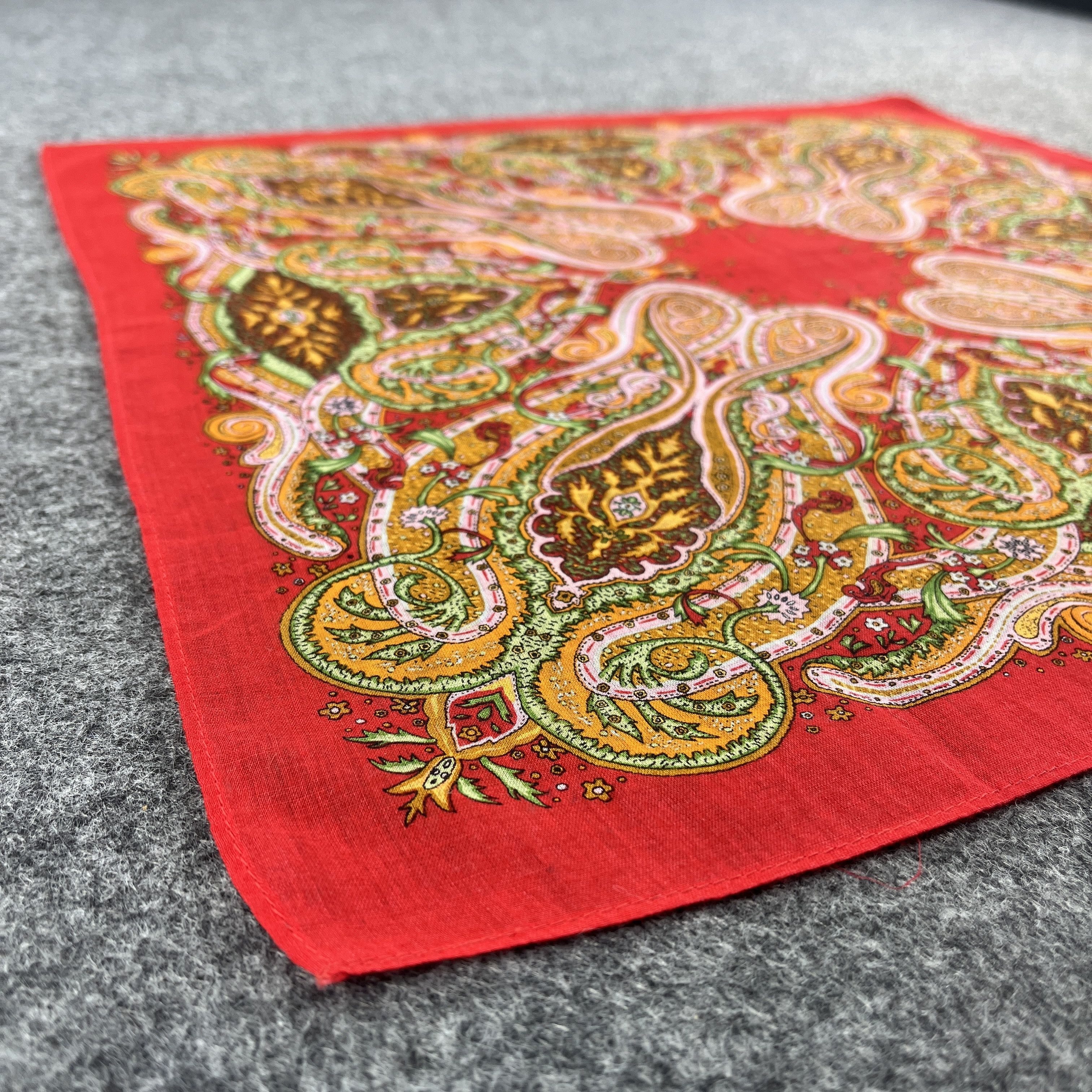 Kenzo × Vintage Kenzo Handkerchief / Bandana / Neckerchief B032 Size ONE SIZE - 7 Thumbnail