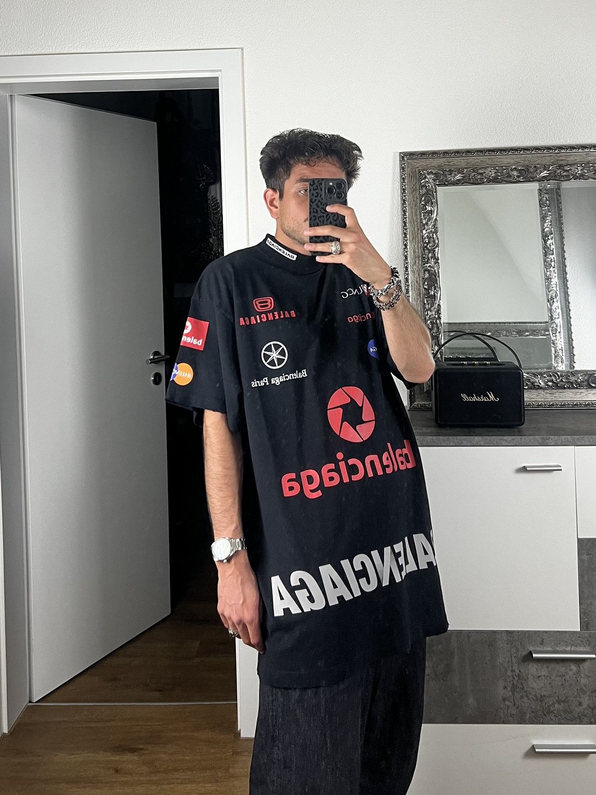 Balenciaga Balenciaga Top League T-Shirt Size US L / EU 52-54 / 3 - 2 Thumbnail