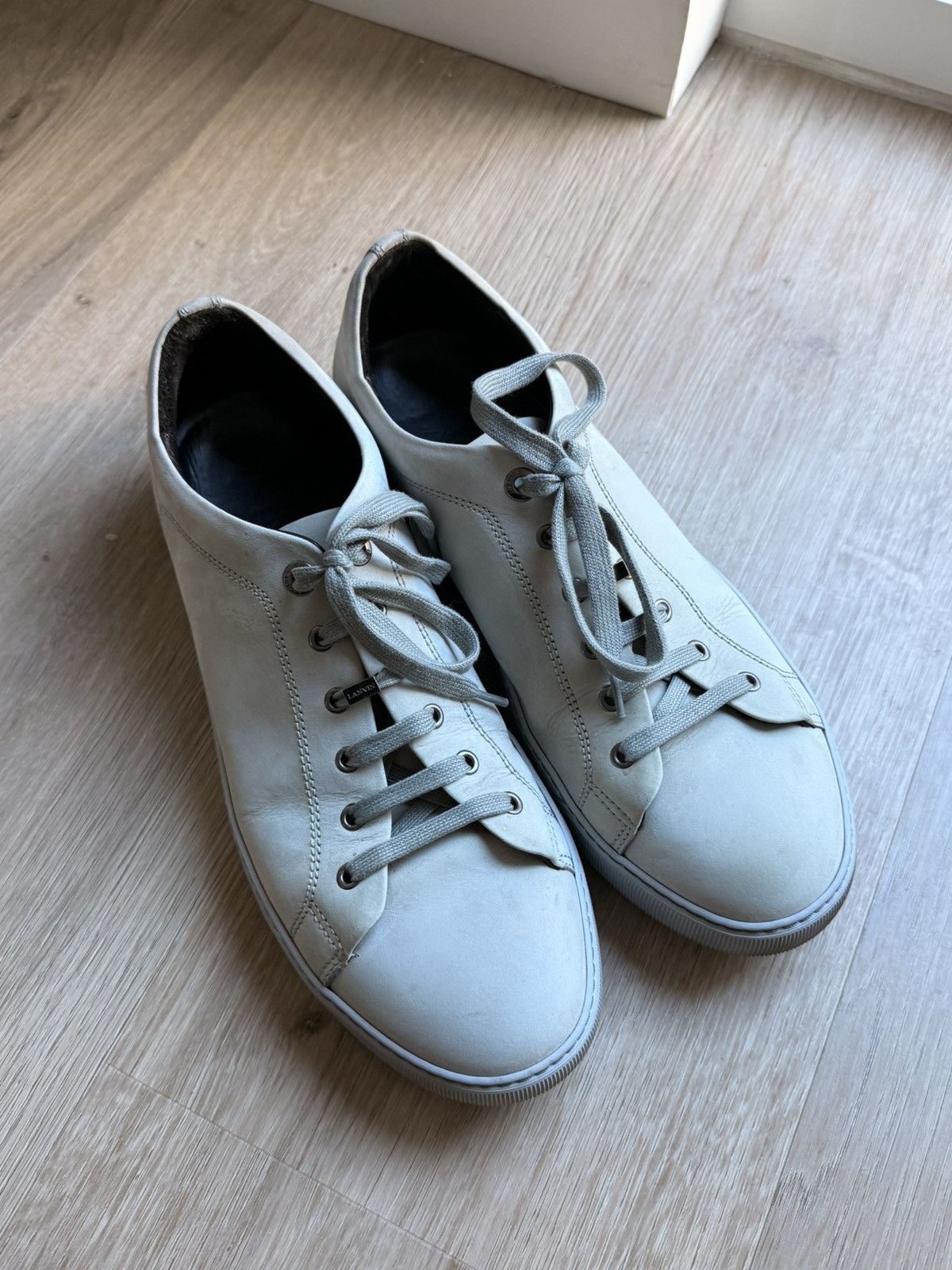 Lanvin Lanvin Men's Suede Sneakers Size 11 Size US 11 / EU 44 - 1 Thumbnail