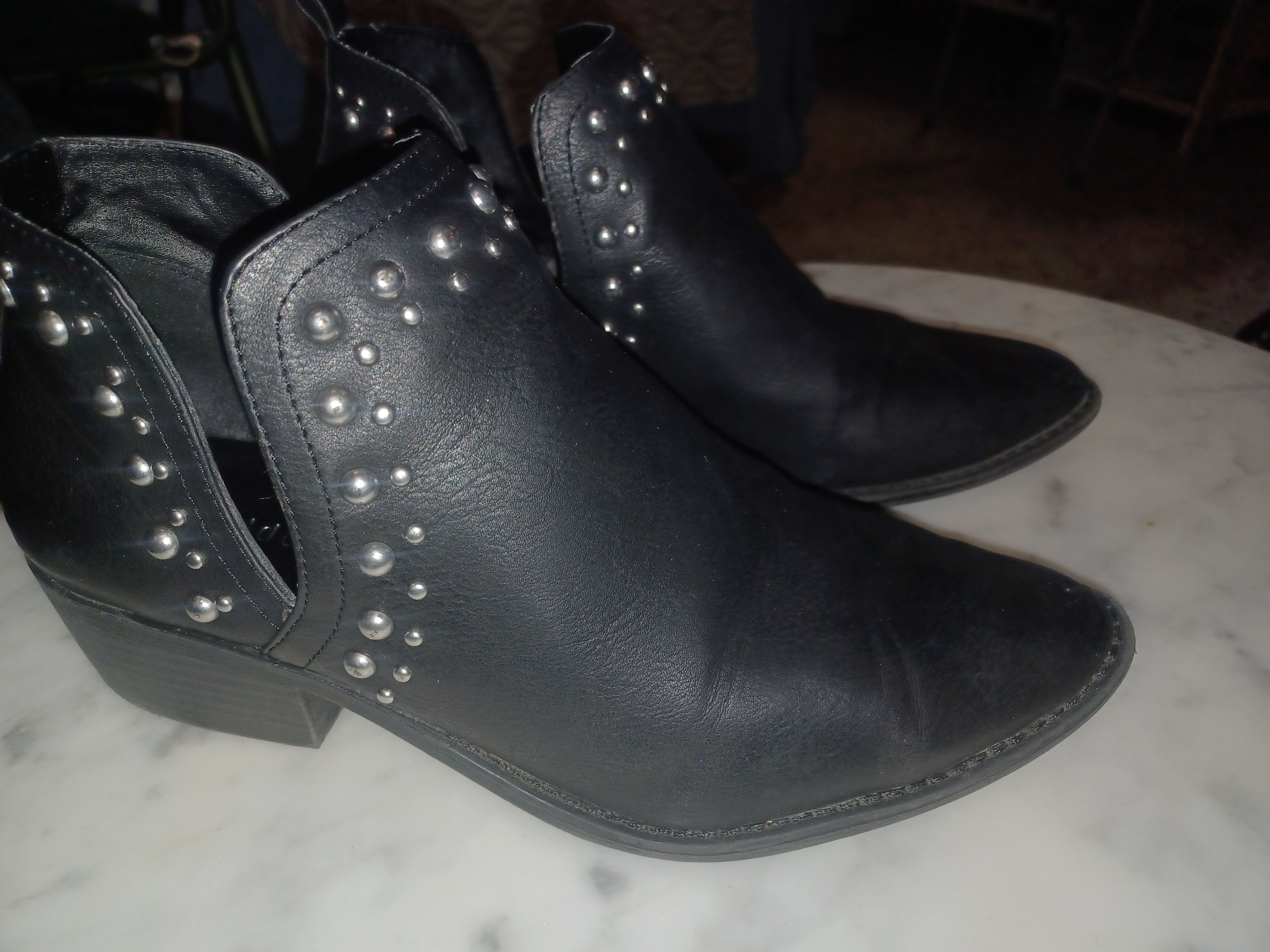 Other Madden Girl Slip-On Women's Ankle Booties 8M Black Size US 8 / IT 38 - 1 Thumbnail