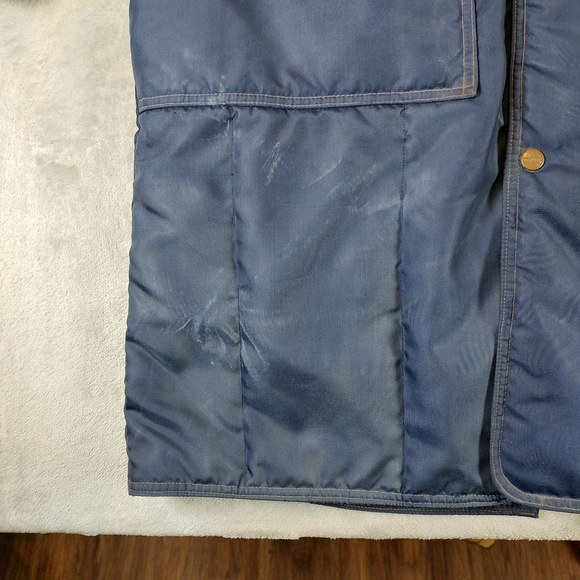 Refrigiwear VINTAGE RefrigiWear Jacket Mens L Navy Blue Puffer Size US L / EU 52-54 / 3 - 7 Thumbnail