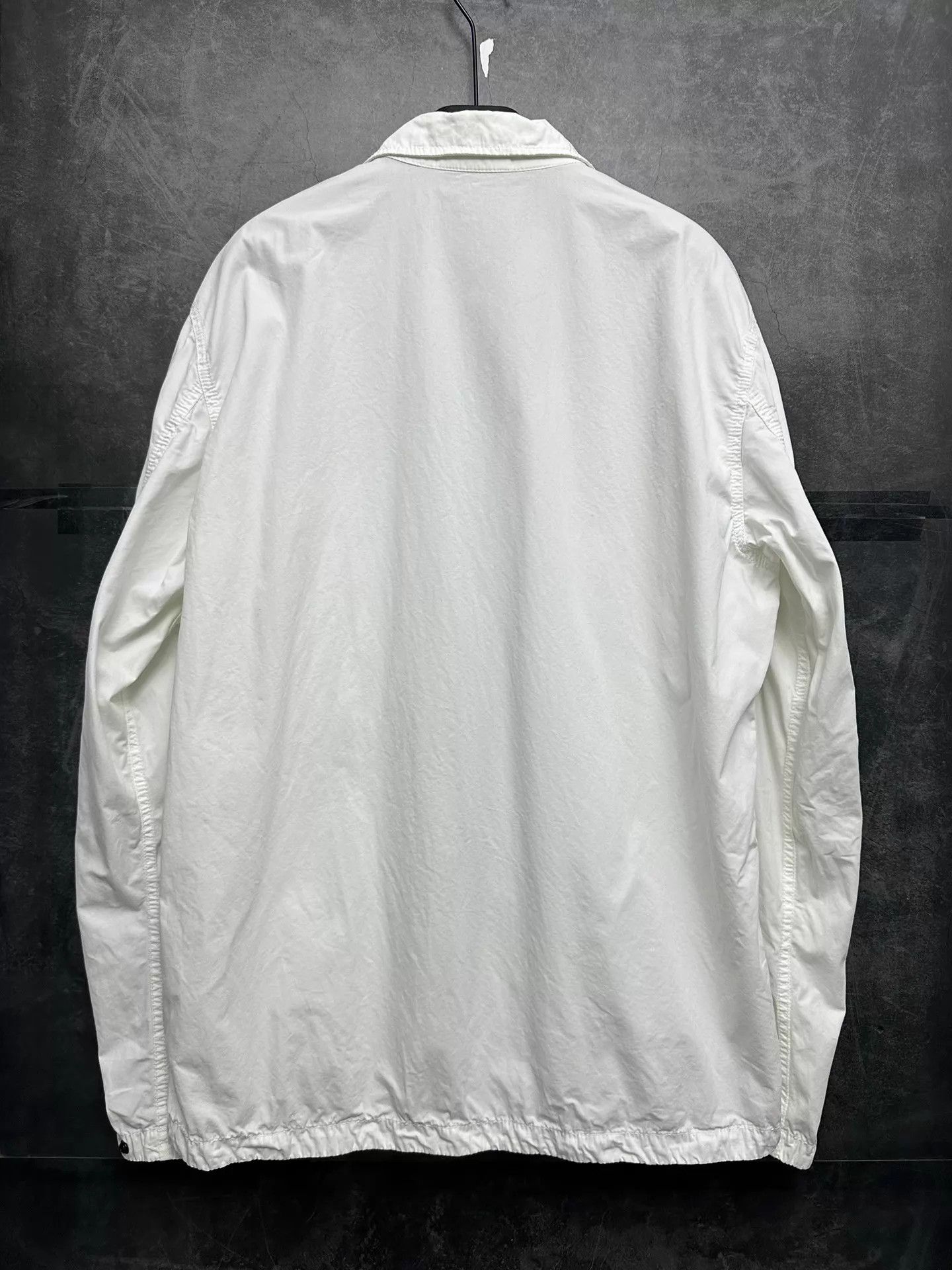 Stone Island Stone Island 21ss 1-Pocket Washed Zip Jacket White XXL Size US XXL / EU 58 / 5 - 2 Thumbnail