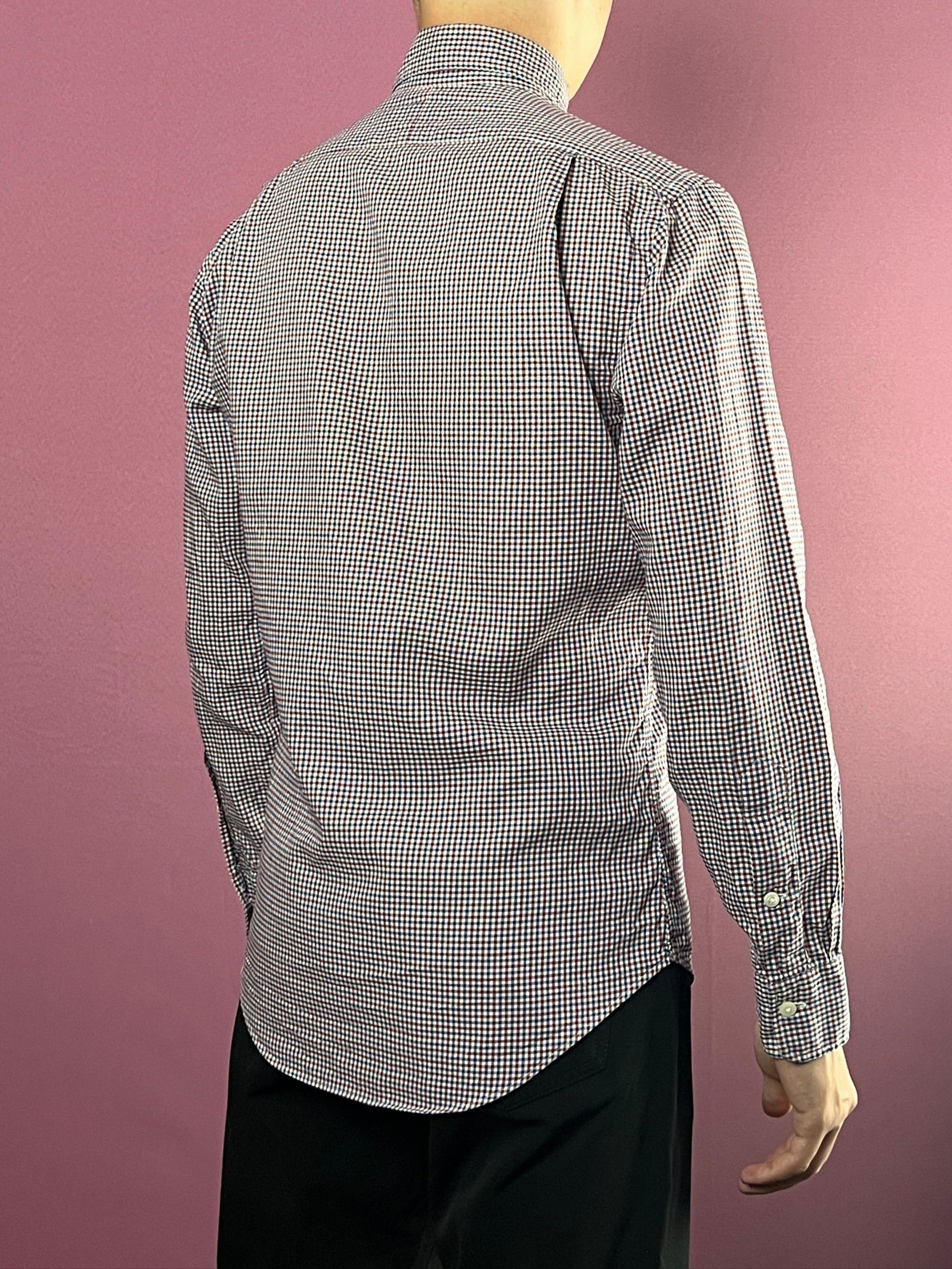 Polo Ralph Lauren × Vintage Polo Ralph Lauren Vintage Men's Slim Fit Check Shirt - S Size US S / EU 44-46 / 1 - 4 Thumbnail