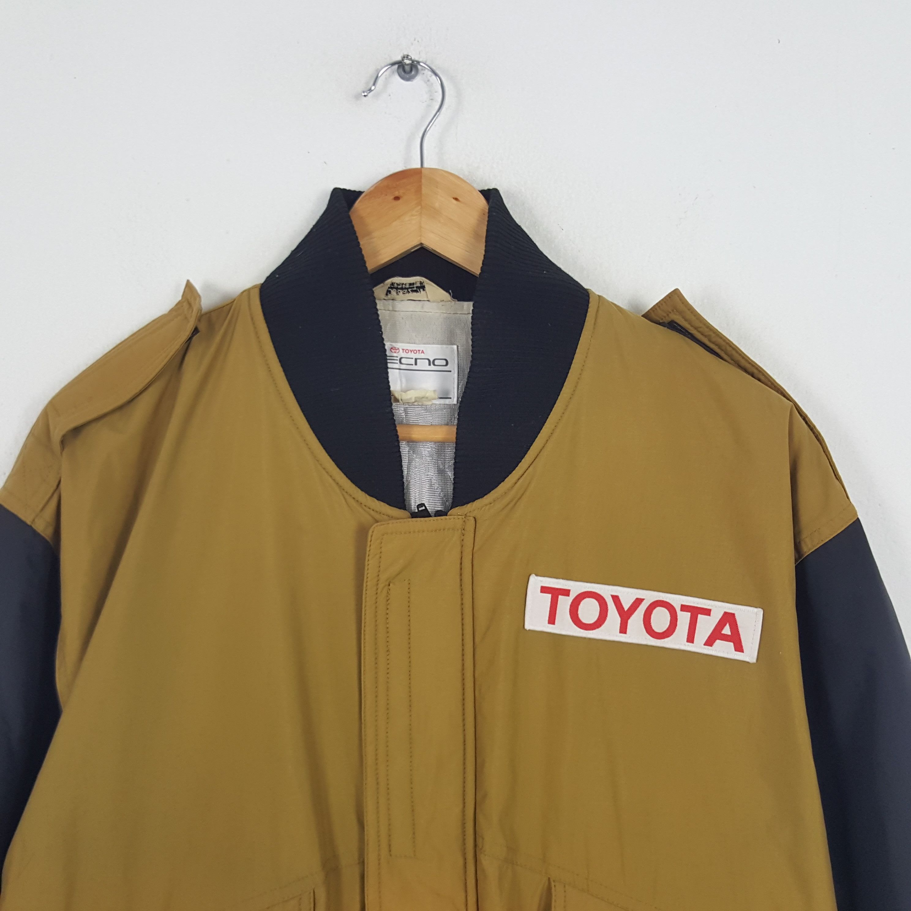 Japanese Brand × Vintage Vintage Toyota Tecno Japanese Racing Team Jacket Size US XL / EU 56 / 4 - 4 Thumbnail