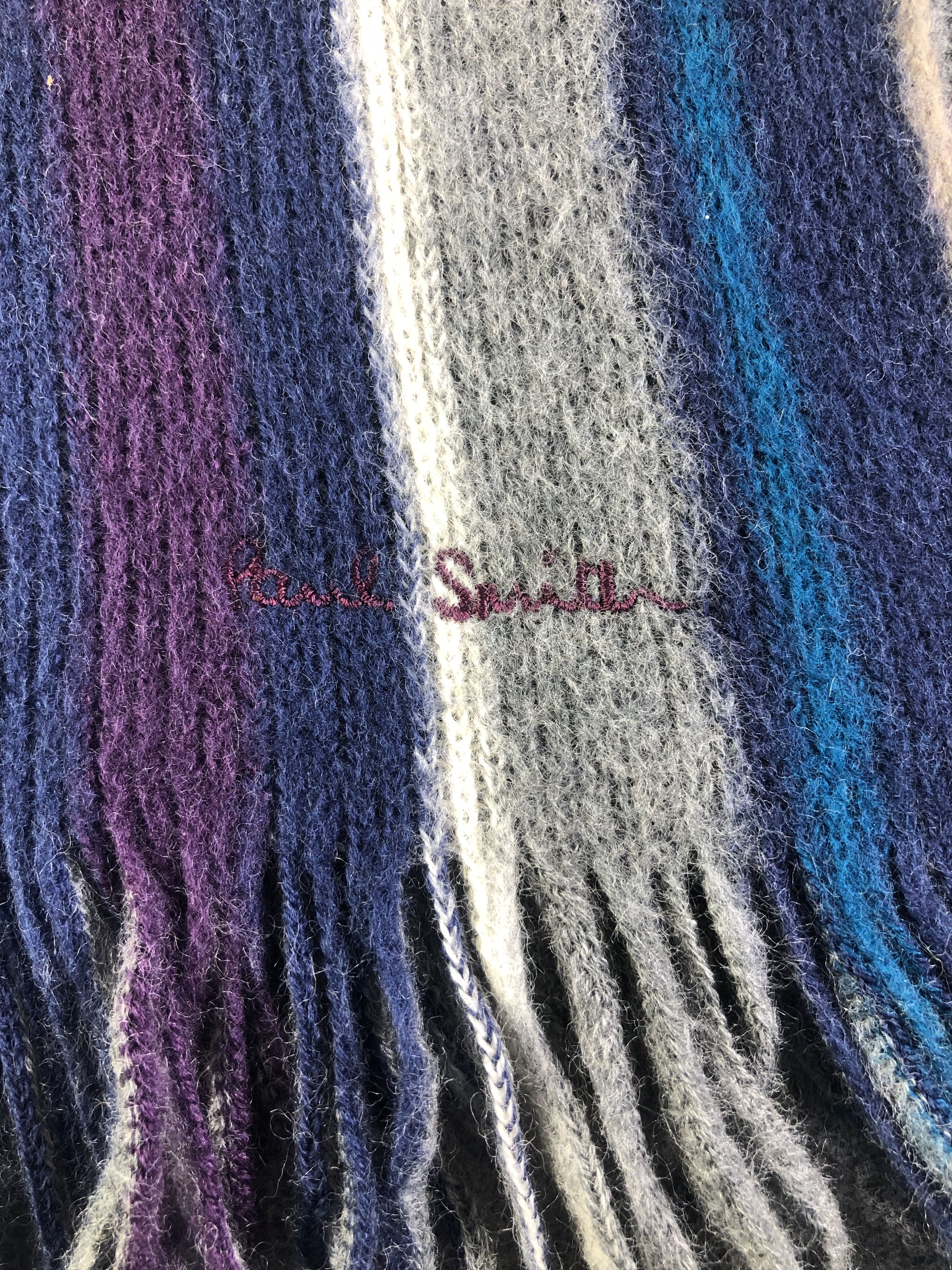 Paul Smith Paul Smith Wool Scarf / Muffler / Neckwear SS1295 Size ONE SIZE - 4 Thumbnail