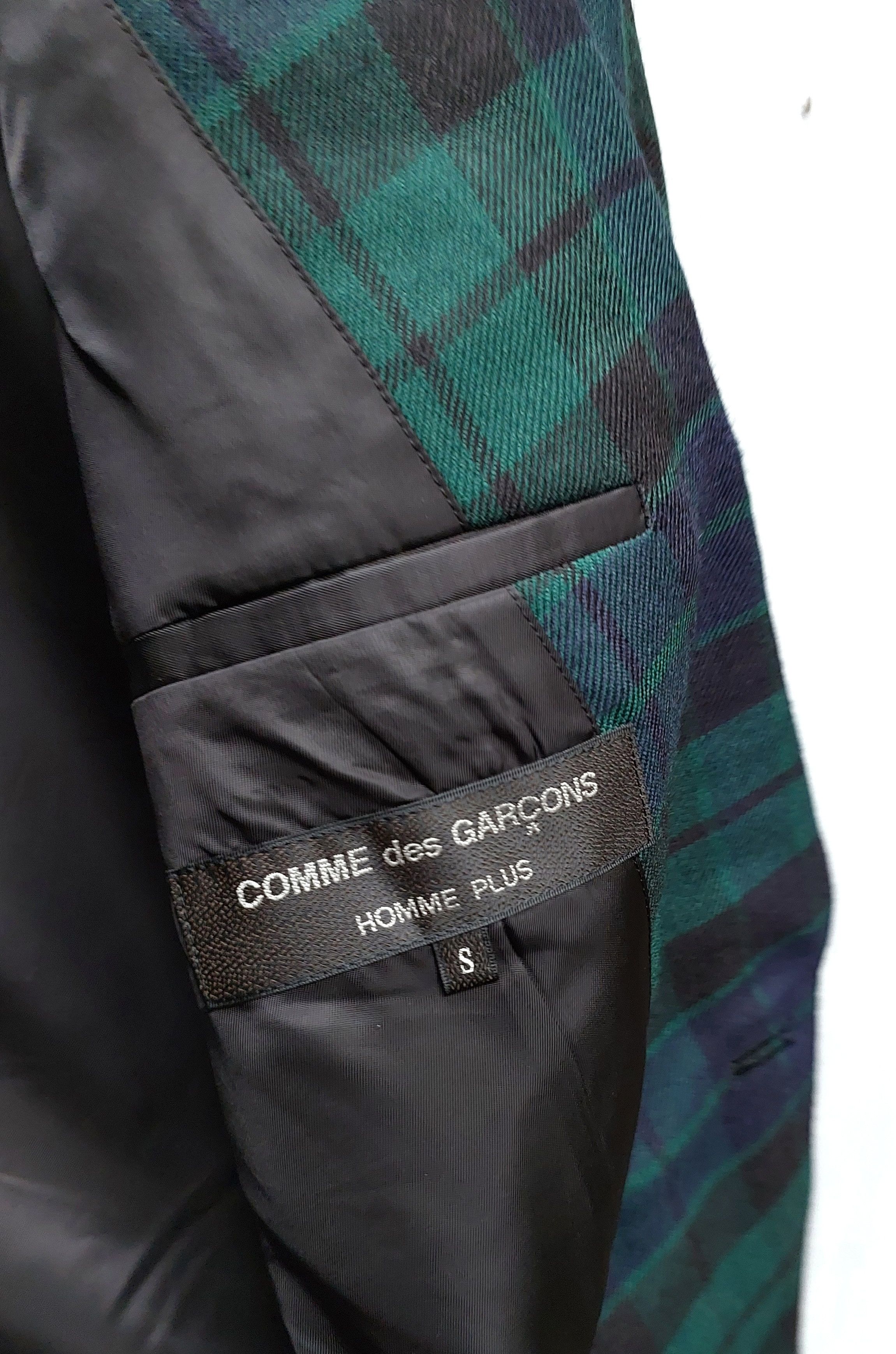 Comme des Garcons Comme des Garcons Flannel One-Button Jacket Size 36S - 5 Thumbnail